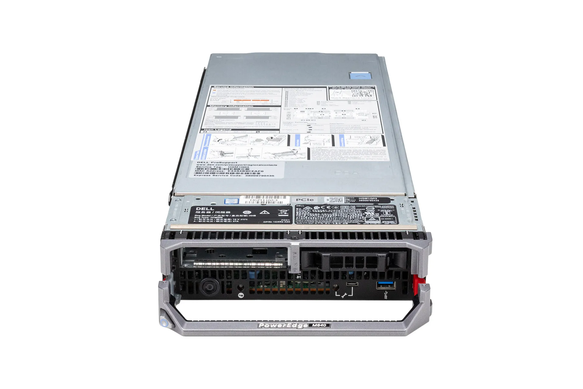 DELL PowerEdge M640 Blade Server, 2x Silver 4214 2.20GHz, 12-Core, 2x SFF, X710-k DELL PowerEdge M640 Blade Server, 2x Silver 4214 2.20GHz, 12-Core, 2x SFF, X710-k