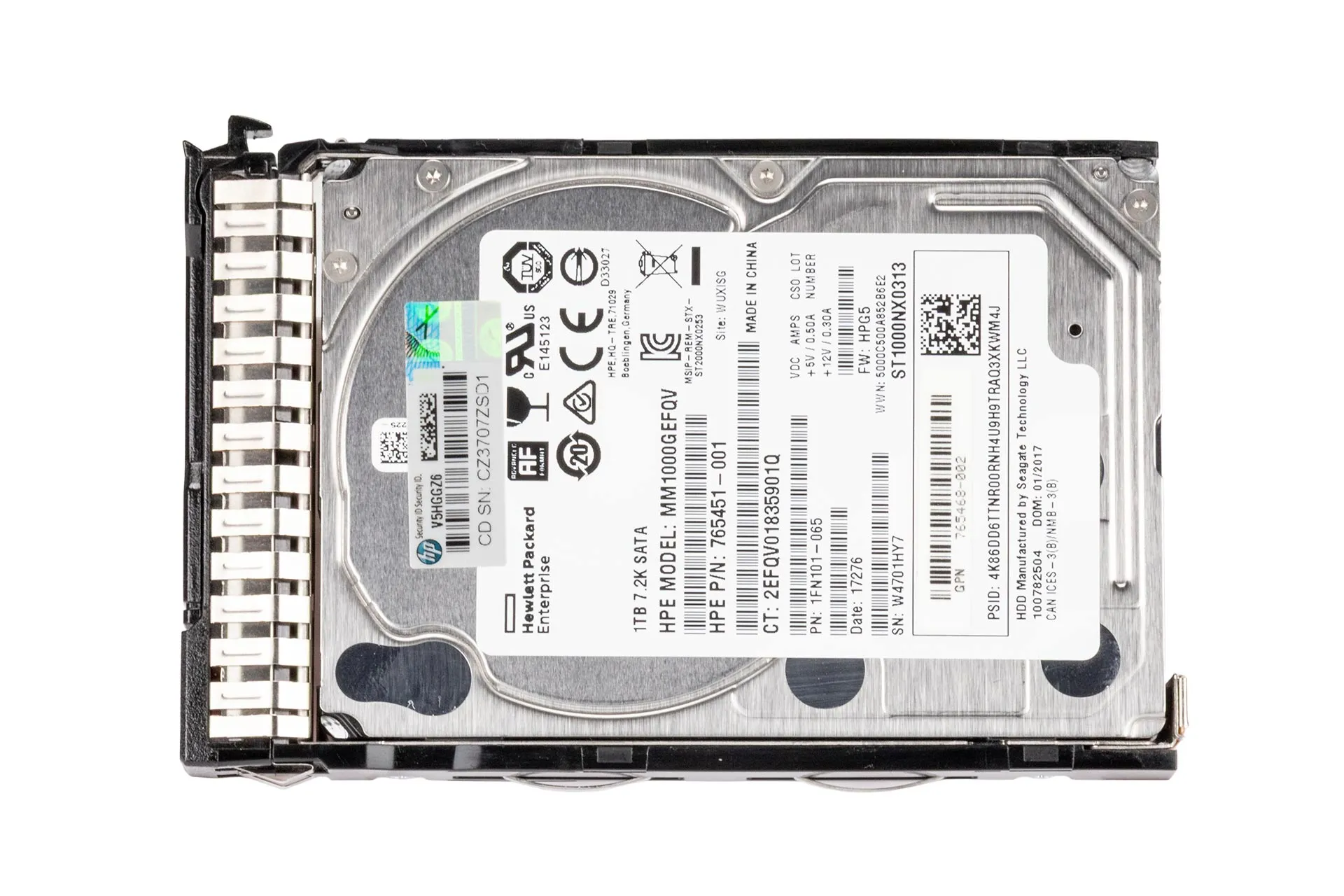 HPE 1TB 6G SATA HDD 7.2k, 2.5 Zoll SFF Festplatte für Server, SC HPE 1TB 6G SATA HDD 7.2k, 2.5 Zoll SFF Festplatte für Server, SC