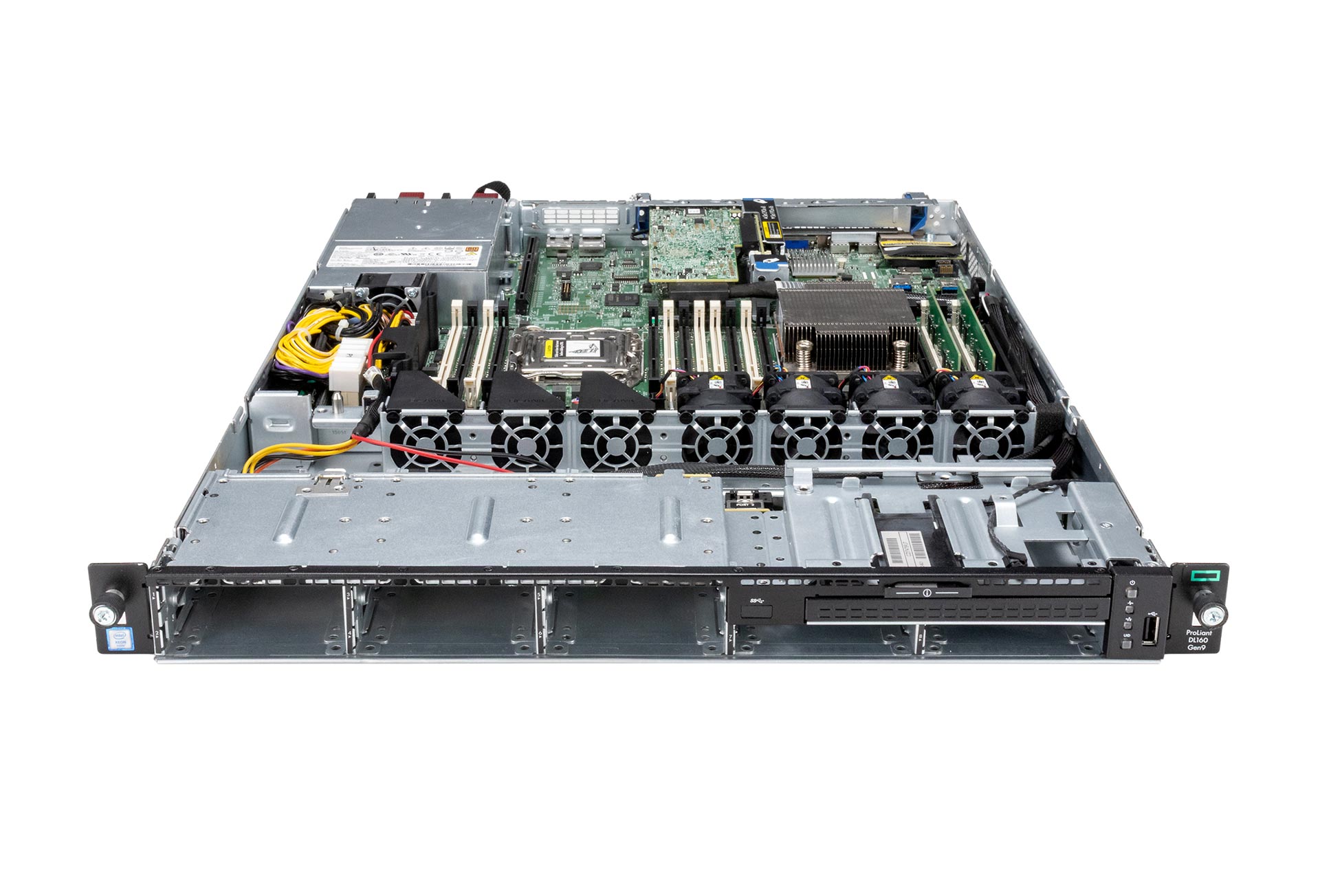 HPE ProLiant DL160 Gen9 Rack Server, 1x E5-2603v4 1.70GHz, 6-Core, 16GB RAM, 2x 300GB HDD (8xSFF), P440
