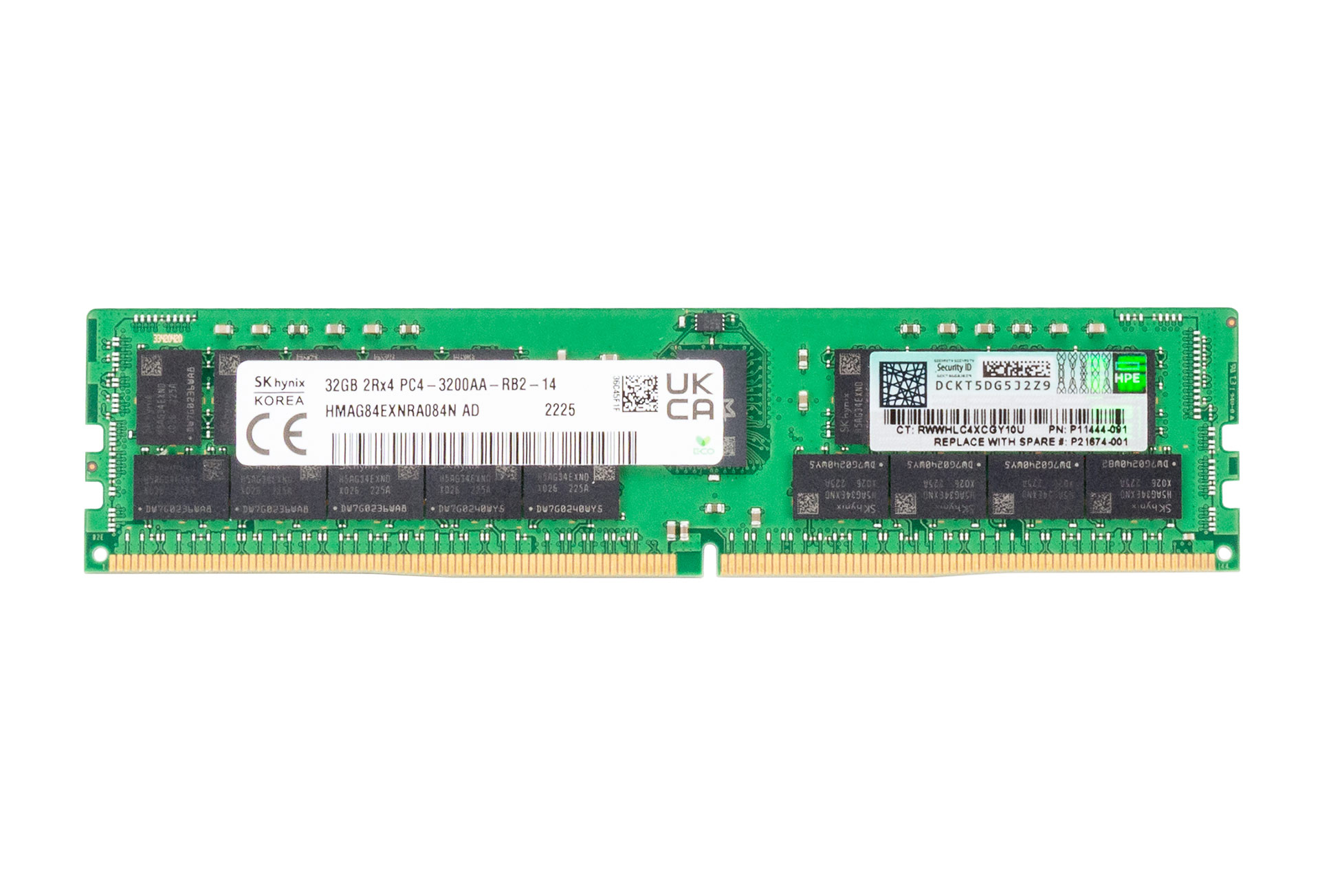 HPE 32GB DDR4 RAM 2Rx4 PC4-3200AA-RB2 regECC