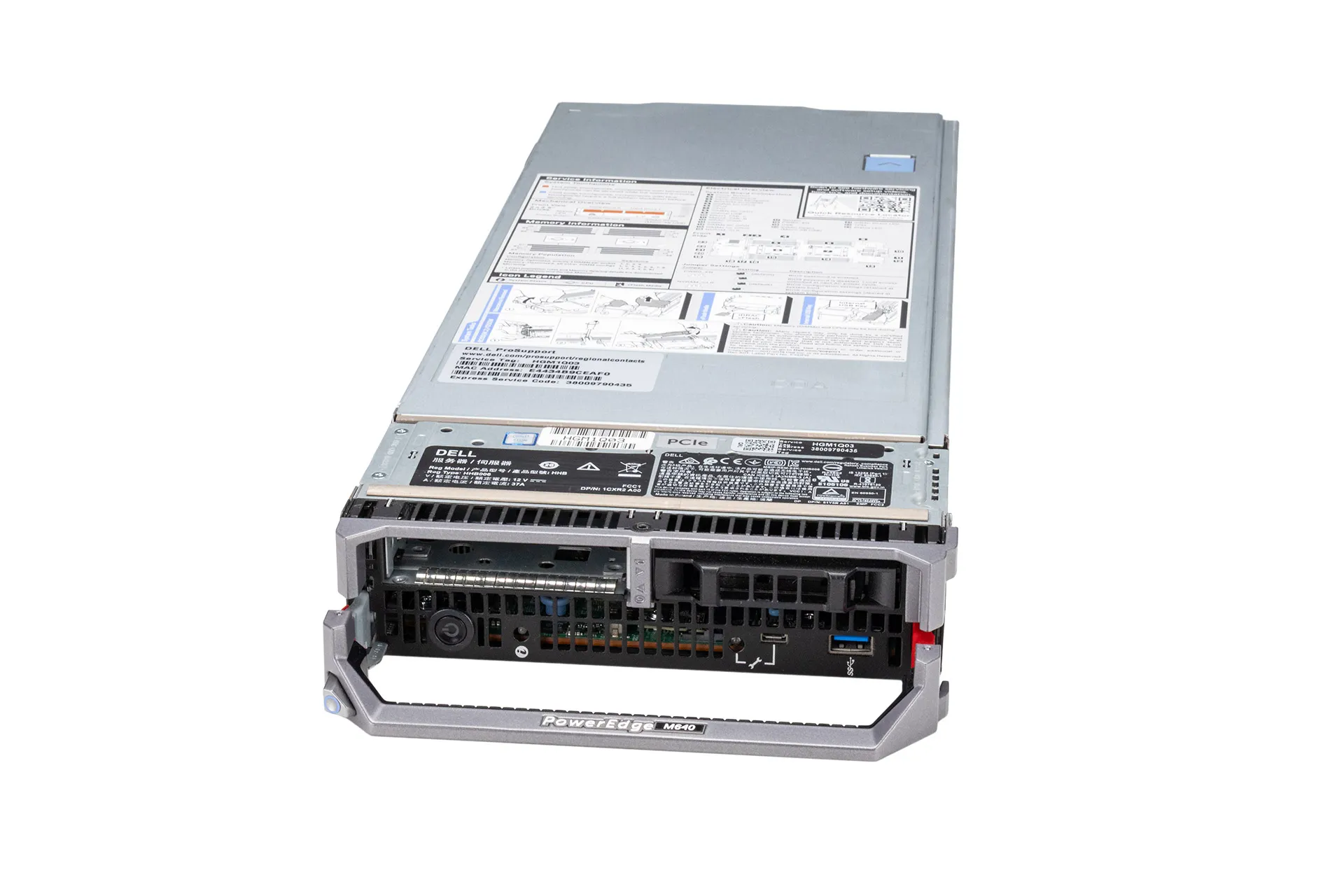 DELL PowerEdge M640 Blade Server, 2x Silver 4214 2.20GHz, 12-Core, 2x SFF, X710-k