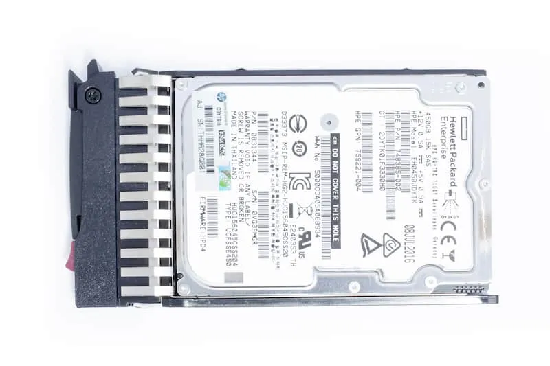 HPE HDD 450GB 12G SAS 15k 2.5" Enterprise