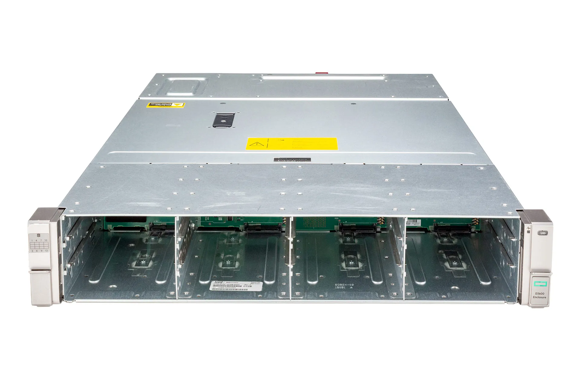 HPE D3600 Disk Enclosure, 12xLFF, 2x IO-Module 12G SAS DP, 2x 460W HPE D3600 Disk Enclosure, 12xLFF, 2x IO-Module 12G SAS DP, 2x 460W