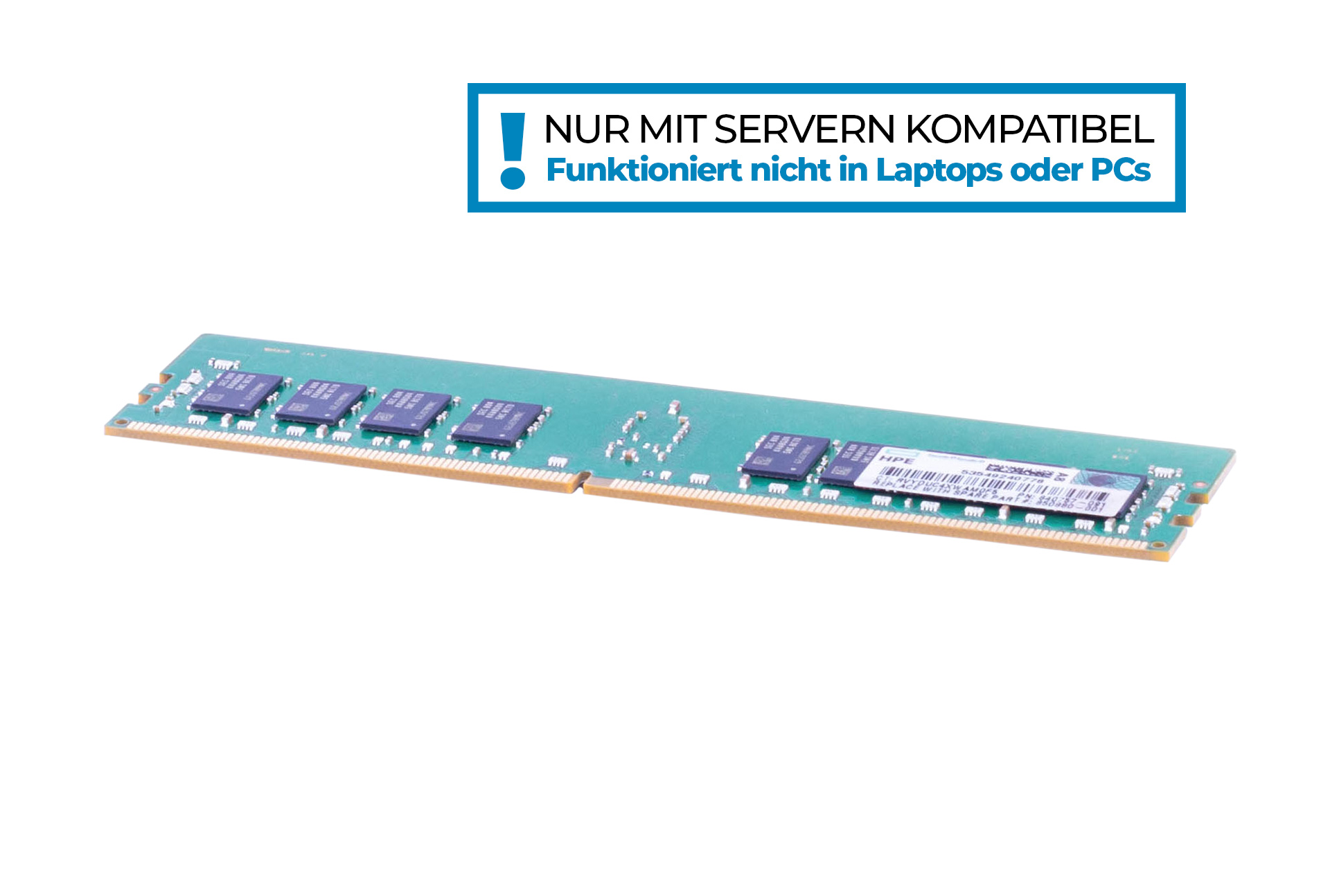 HPE Server RAM 16GB 1Rx4 PC4-2666V-R, 868842-001, ECC Arbeitsspeicher
