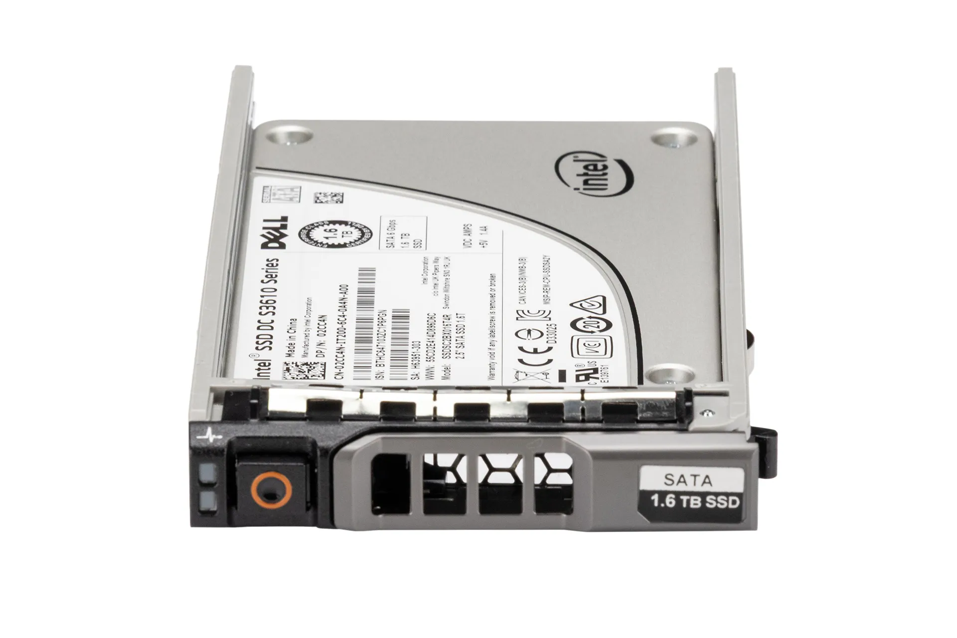Dell 1.6TB 6G SATA SSD, 2.5 Zoll SFF Festplatte für Server