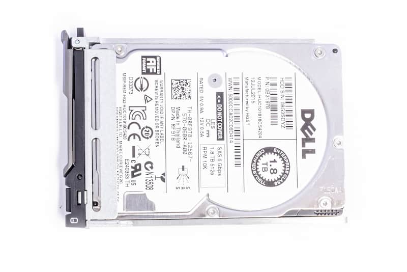 DELL HDD 1.8TB 6G SAS 10k 2.5", 512e, carrier NRX7Y, for Blades/VRTX