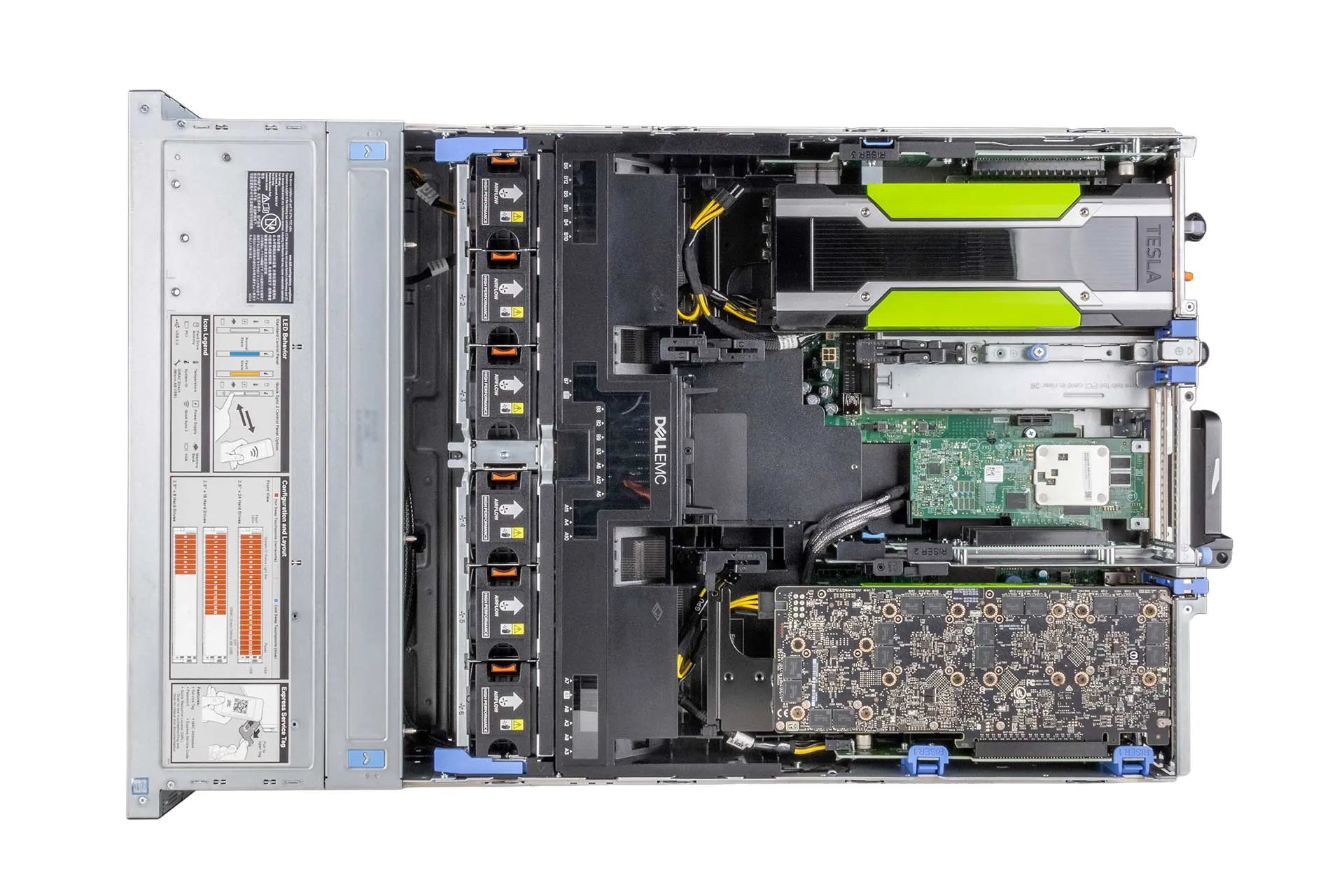 Dell PowerEdge R740 Rack Server, 2x Gold 6254 3.10GHz, 18-Core, noRAM, 8x SFF, H730P, 2x Tesla M10/32GB Dell PowerEdge R740 Rack Server, 2x Gold 6254 3.10GHz, 18-Core, noRAM, 8x SFF, H730P, 2x Tesla M10/32GB