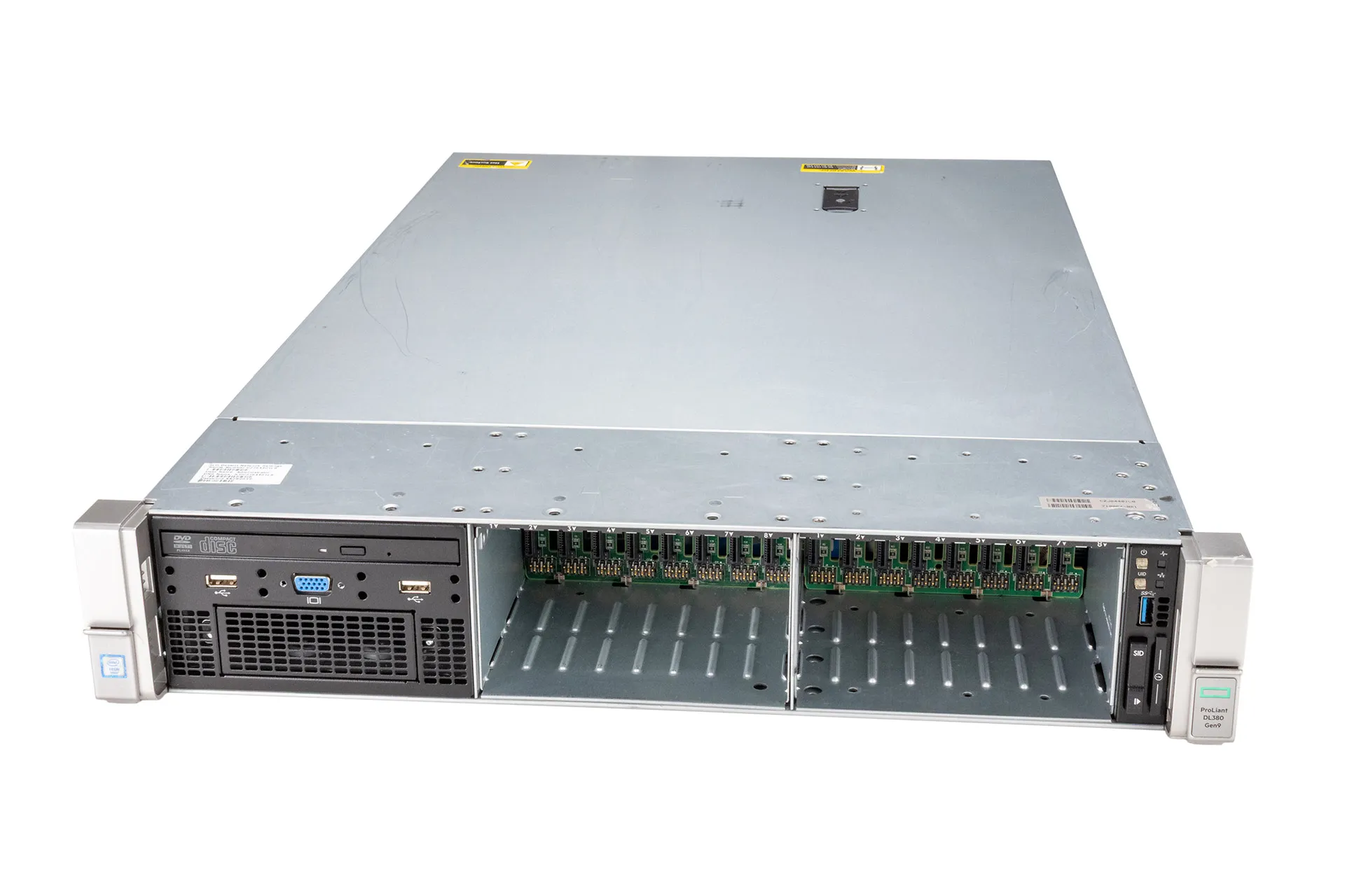 HPE ProLiant DL380 Gen9 Rack Server, 1x E5-2640v4 2.40GHz, 10-Core, 16xSFF, P440ar/2GB