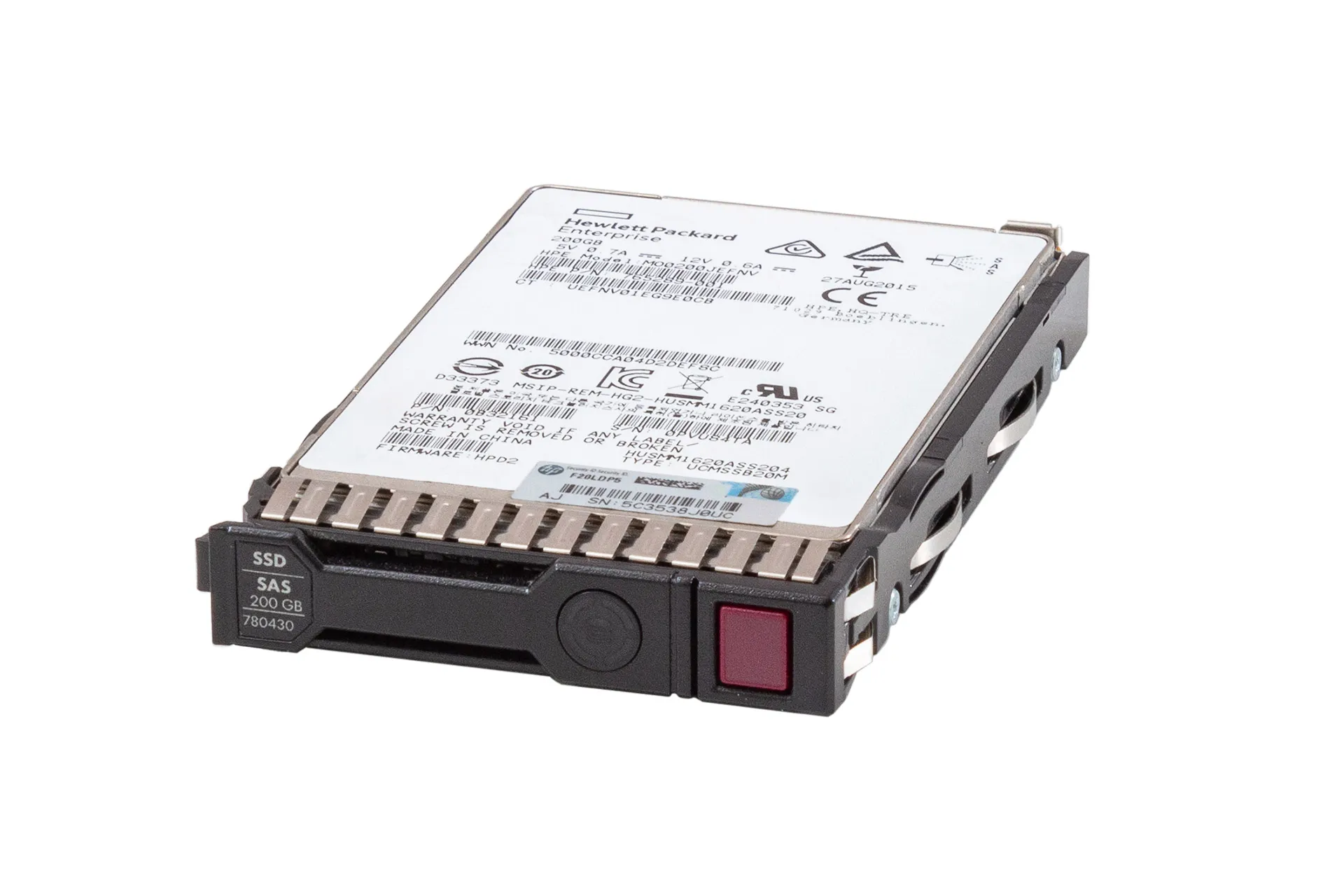 HPE SSD 200GB 12G SAS 2.5" SC ENT Festplatte HPE SSD 200GB 12G SAS 2.5" SC ENT Festplatte