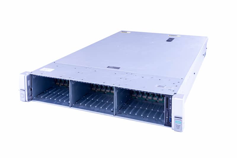 HPE DL380 Gen9, 2x E5-2650v3@2.3Ghz, 10-Core, noRAM, 24xSFF, P440/4G, 1x PCIe-Sas-Exp, 2x 500W, 1xIO