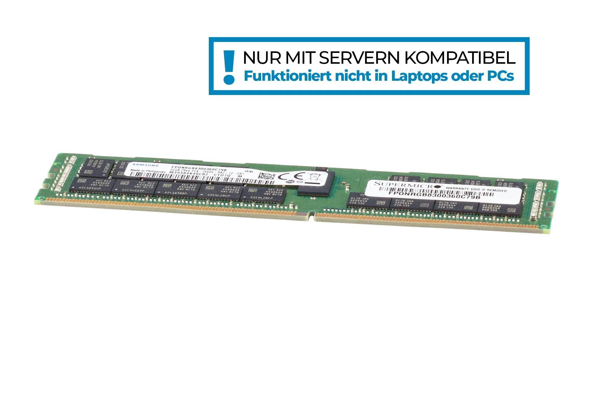 SAMSUNG 32GB DDR4 RAM 2Rx4 PC4-2666V regECC