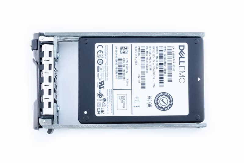 Dell SSD 960GB 12G SAS 2.5" Compellent Tray