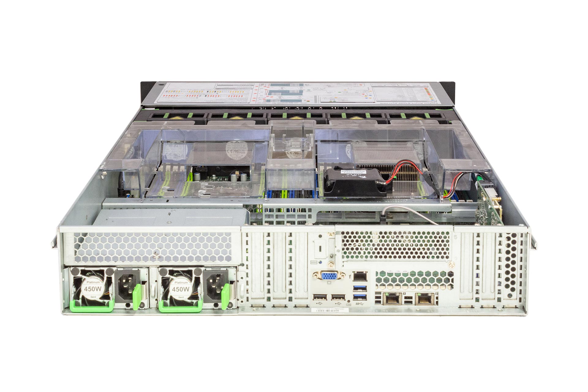 FUJITSU RX2540 M2, 1x E5-2620v4 2.10GHz, 8-Core, noRAM, 8xSFF, EP420i, 2x450W