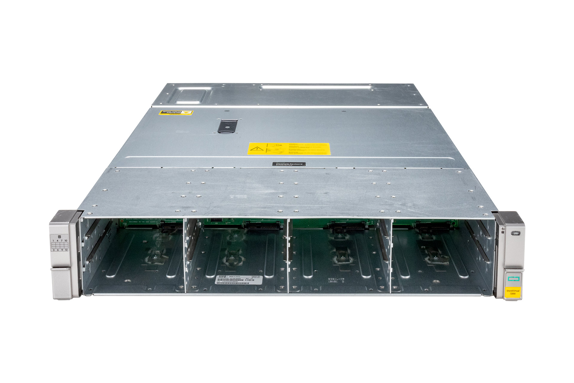 HPE StoreVirtual 3200 Storage System, 12x LFF, 2x Controller iSCSI
