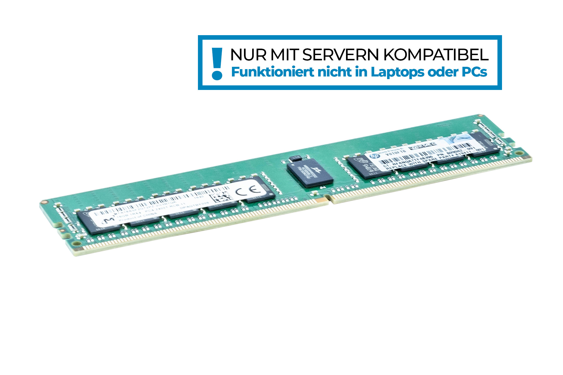 HP RAM 16GB 1Rx4 PC4-2400T, 809082-091