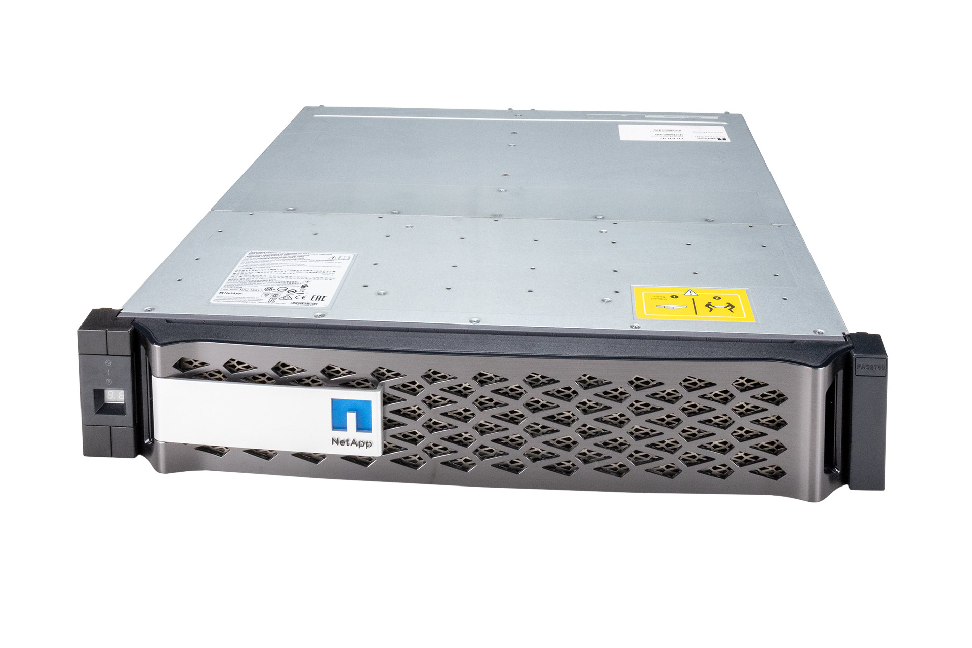 NetApp FAS2750 Storage System, 24x SFF, 2x Controller 2x SAS-12G, 2x 10GbE SFP+, 4x 10GbE/16G-FC SFP+