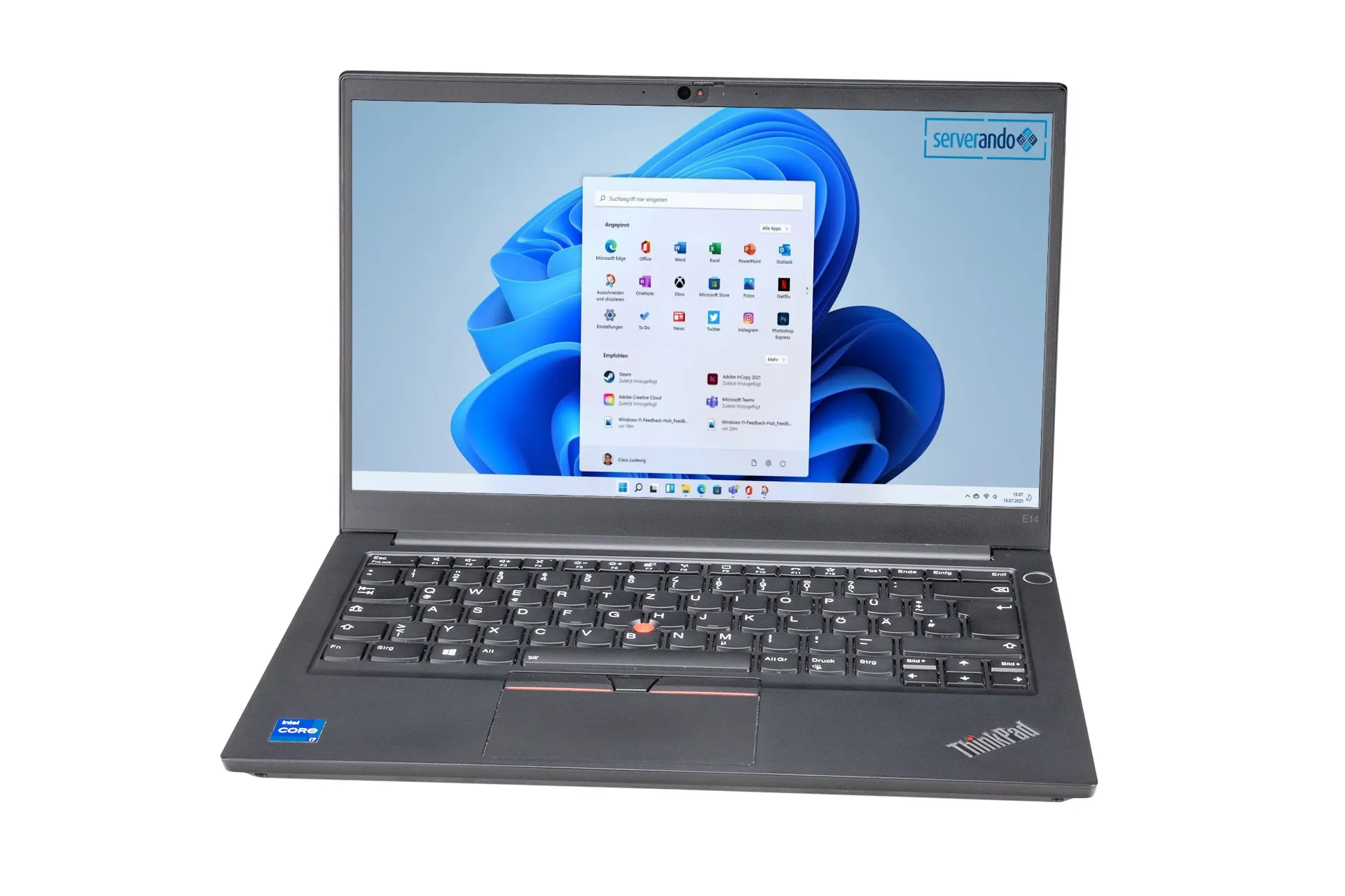 Lenovo ThinkPad E14 Gen2, i7-1165G7 2.80GHz, 4-Core, 32GB DDR4, 500GB NVMe, 14 Zoll, Win11Pro Lenovo ThinkPad E14 Gen2, i7-1165G7 2.80GHz, 4-Core, 32GB DDR4, 500GB NVMe, 14 Zoll, Win11Pro