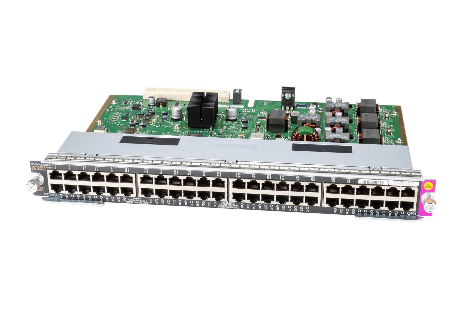 Cisco Catalyst 4500E Switch Module, 48x RJ45 GbE PoE (max 30W per Port)