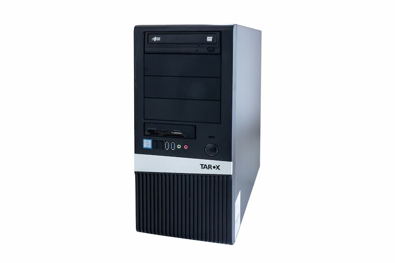 TAROX Workstation E, E-2144G 3.60GHz, 4-C, 32GB PC4, 512GB NVMe, Cardread, NVQ-P1000, DVD, Win10Pro