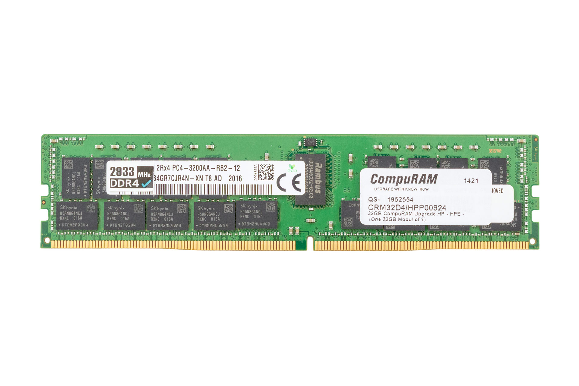 HYNIX 32GB DDR4 RAM 2Rx4 PC4-2933Y-R regECC
