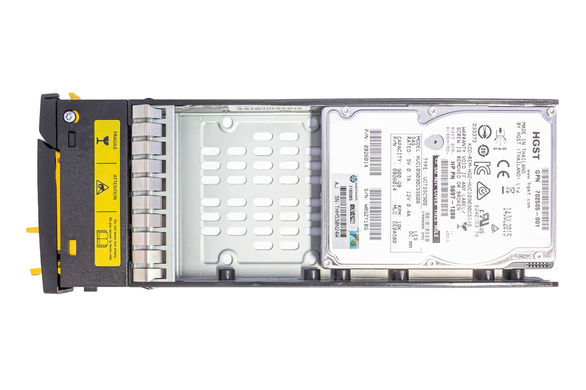 HPE 3PAR HDD 900GB 6G SAS 10k 2.5“ Storage-Festplatte für M6710