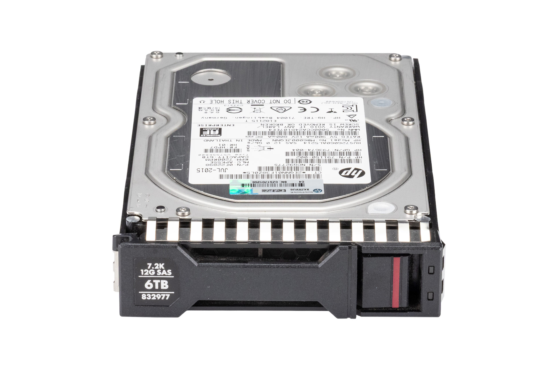 HPE 6TB 12G SAS HDD 7.2k, 3.5 Zoll LFF Storage Festplatte für StoreVirtual, 512n MDL