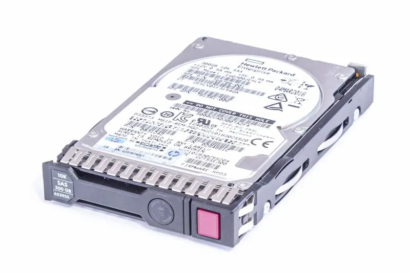 HPE 300GB 6G SAS HDD 10k, 2.5 Zoll SFF Festplatte für Server, SC ENT HP HDD 300GB 6G SAS 10k 2.5" SC ENT Festplatte