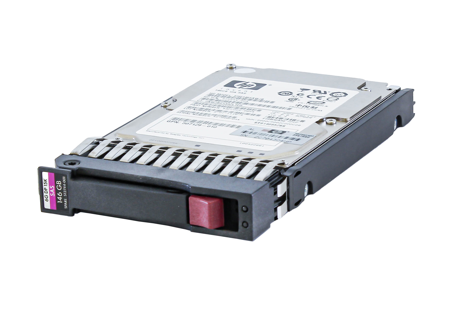 HPE HDD 146GB 6G SAS 15k 2.5 SFF DP Festplatte 