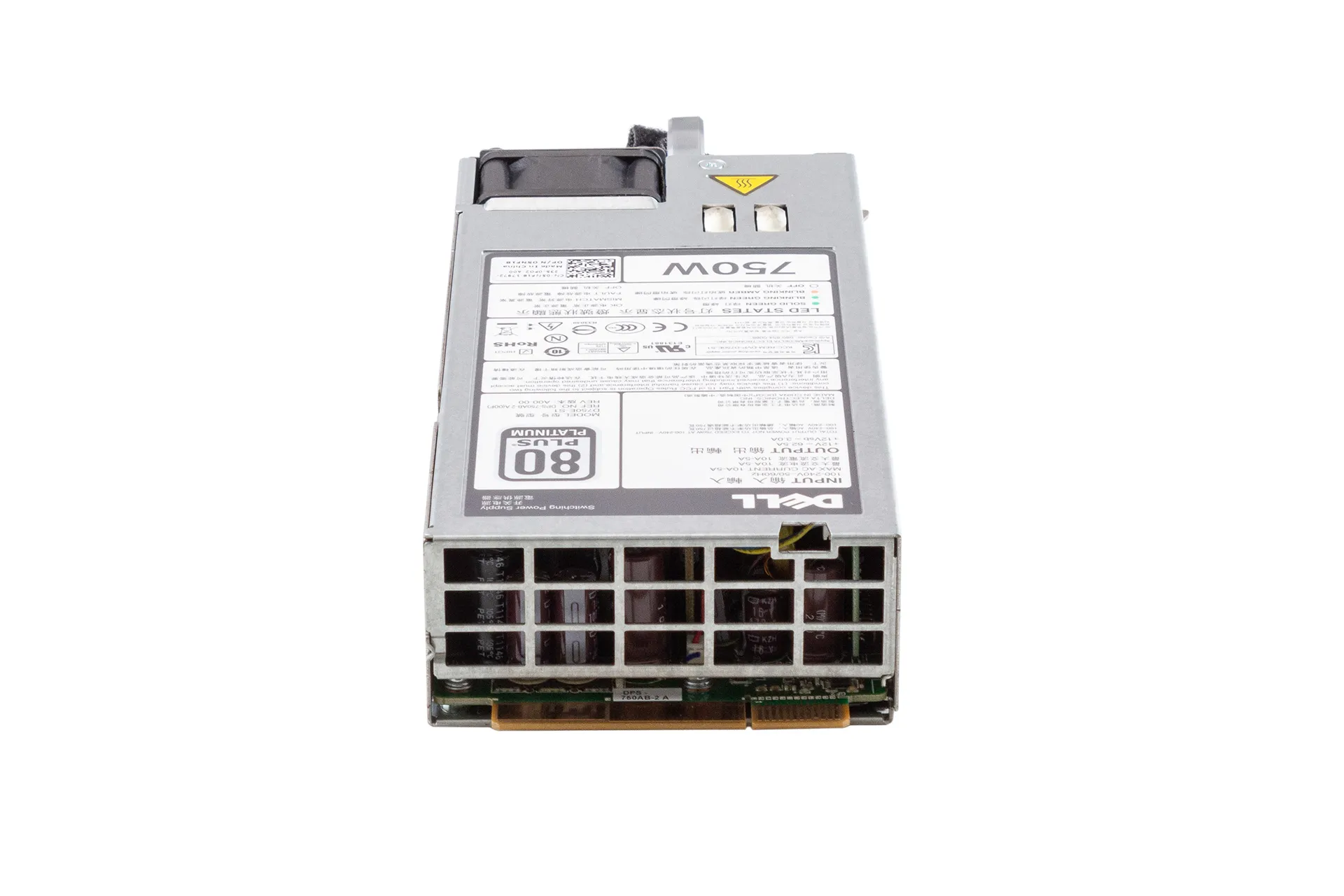DELL PSU 750W 80+ Platinum Fuente de alimentación para R420, R520, R620, R720 05NF18 back