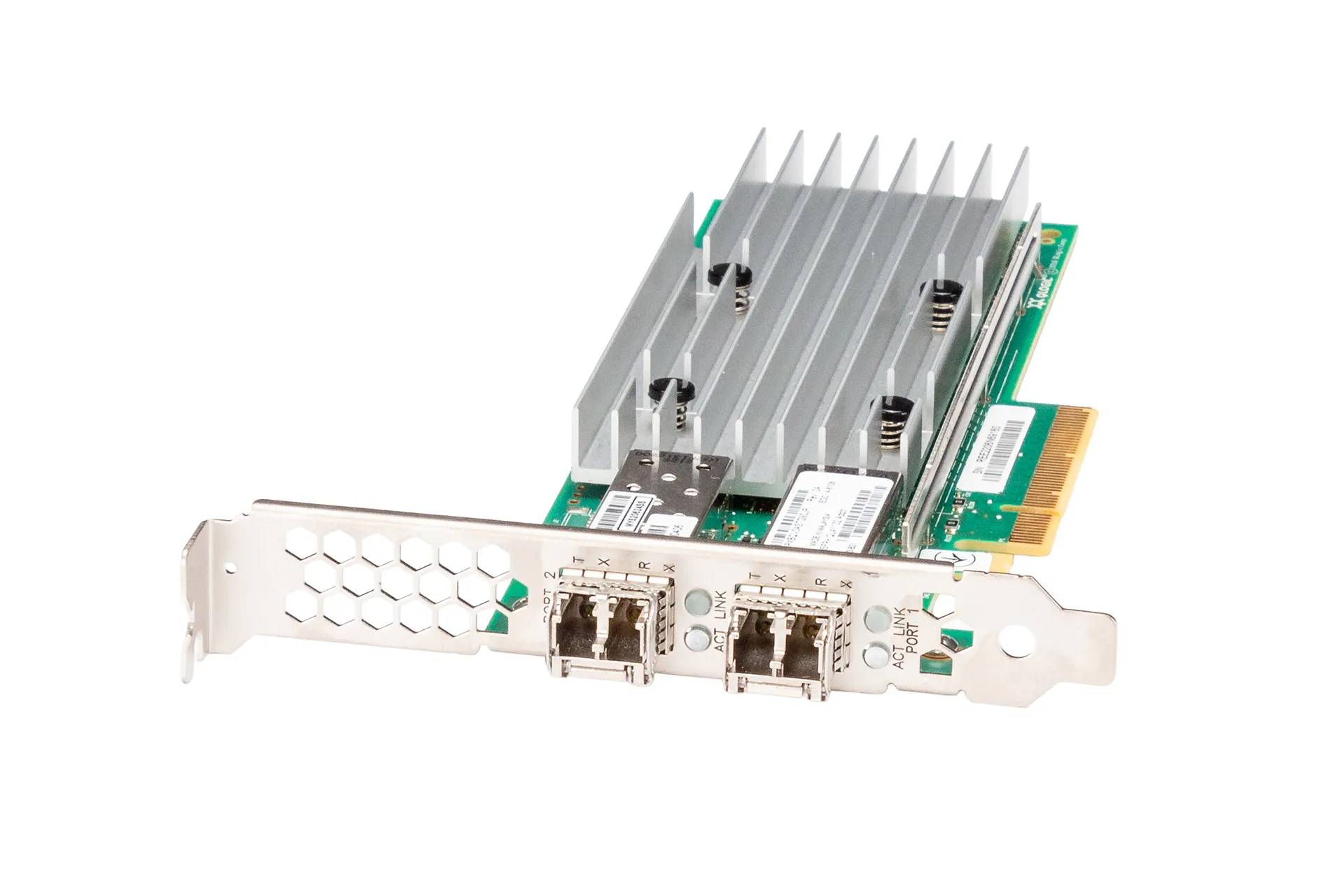 HPE QL41132 10GbE Netzwerkkarte SFP+ Dual Port PCIe NIC, inkl. 2x GBIC, P22199-001