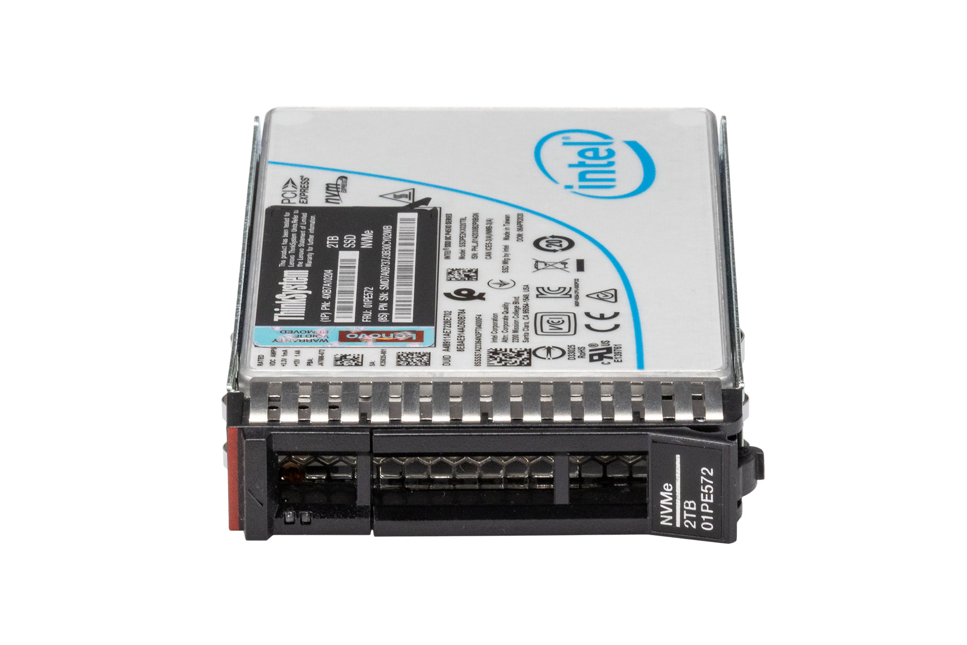 Lenovo DC P4510 2TB PCIe NVMe SSD, 2.5 Zoll SFF Festplatte für Server, inkl. Rahmen SM17A06246