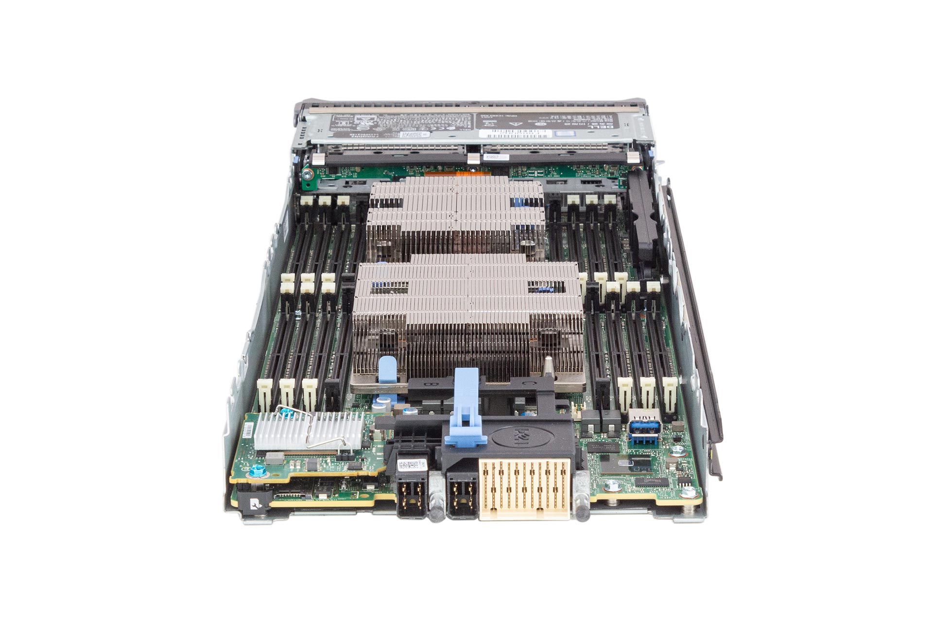 Dell M640 Blade Server CTO (Chassis, Board, Backpl, 2xHeatsink, 1xRaid-H330-Mini, BCM57810-10GbE-DP)