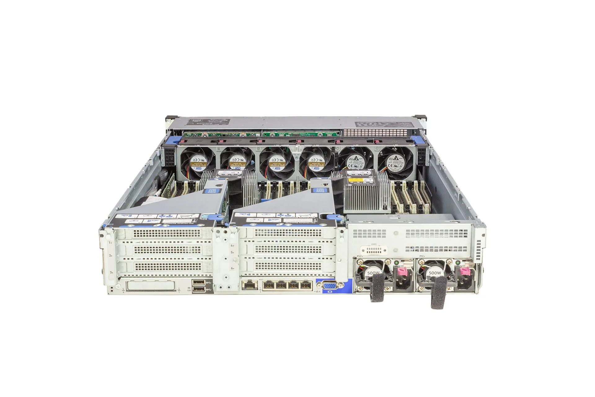 HPE ProLiant DL380 Gen10 Rack Server 2x Xeon Gold 6142 2.60GHz 16-Core 32GB RAM, 8xSFF, 8xNVMe 1x PCI-Cage HPE ProLiant DL380 Gen10 Rack Server 2x Xeon Gold 6142 2.60GHz 16-Core 32GB RAM, 8xSFF, 8xNVMe 1x PCI-Cage