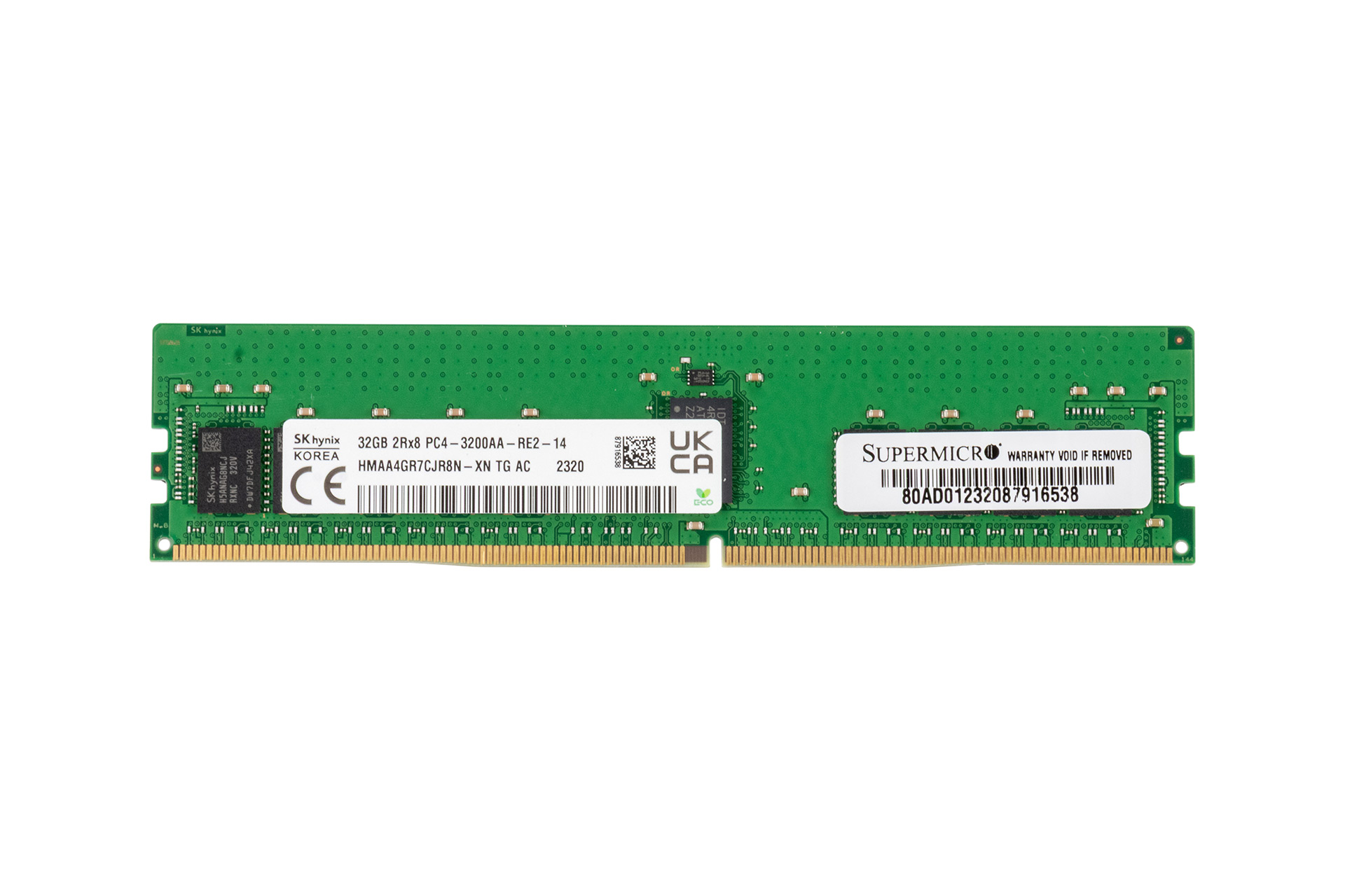 HYNIX 32GB DDR4 RAM 2Rx8 PC4-3200AA-R regECC