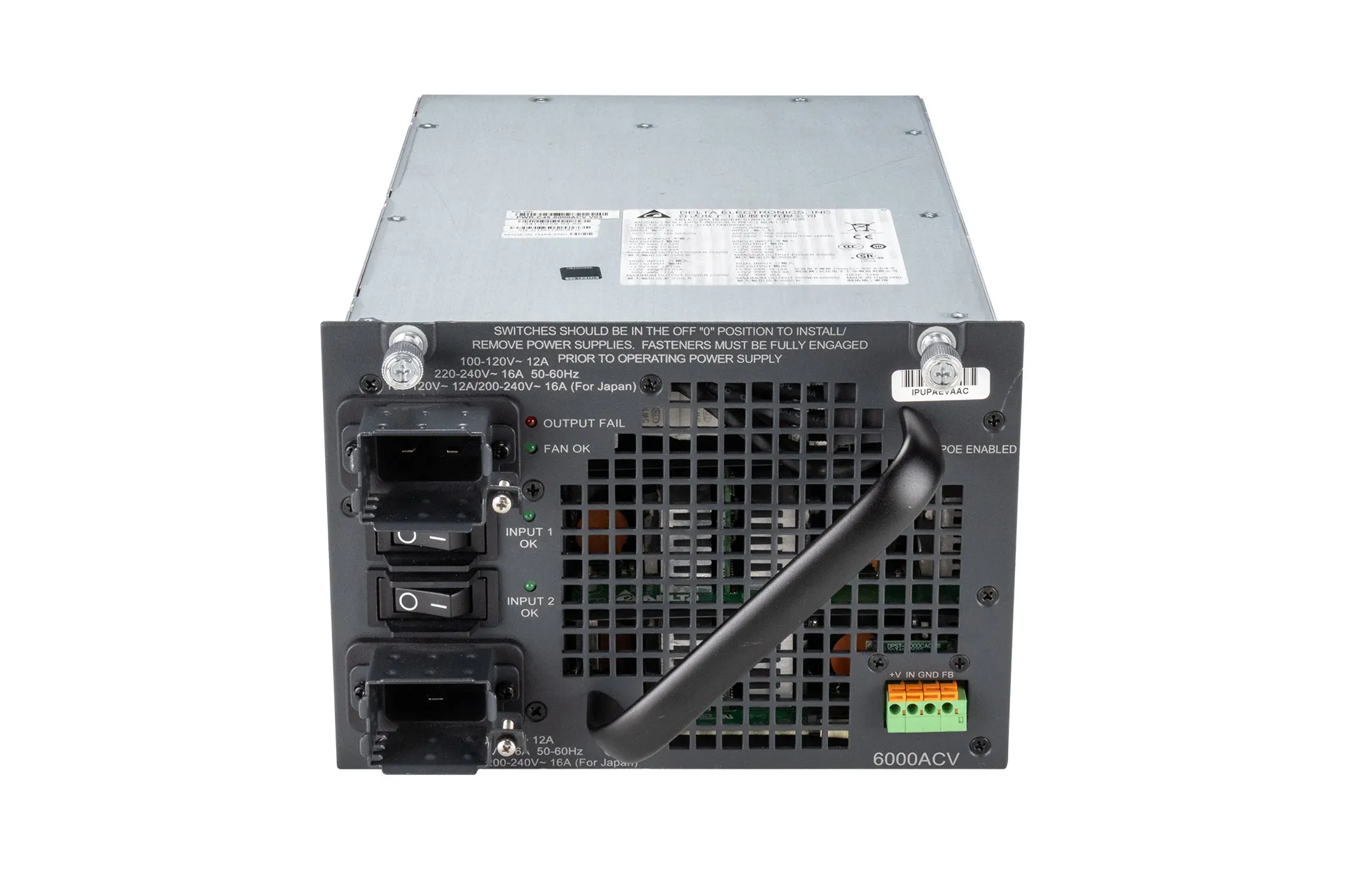 Cisco PSU 6000 Watt Netzteil für Catalyst 4500E, PoE max 4500W