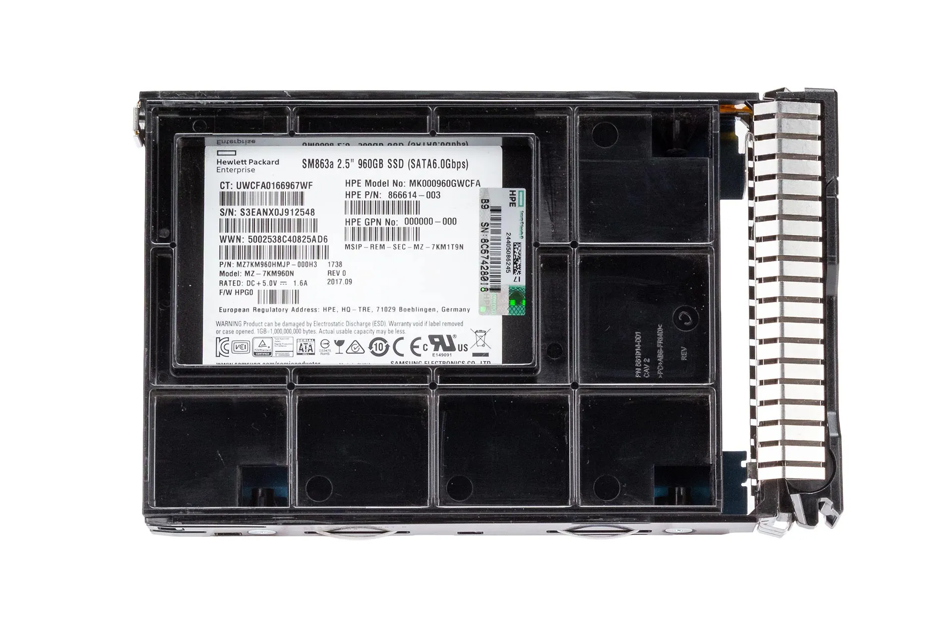 HPE 960GB 6G SATA SSD