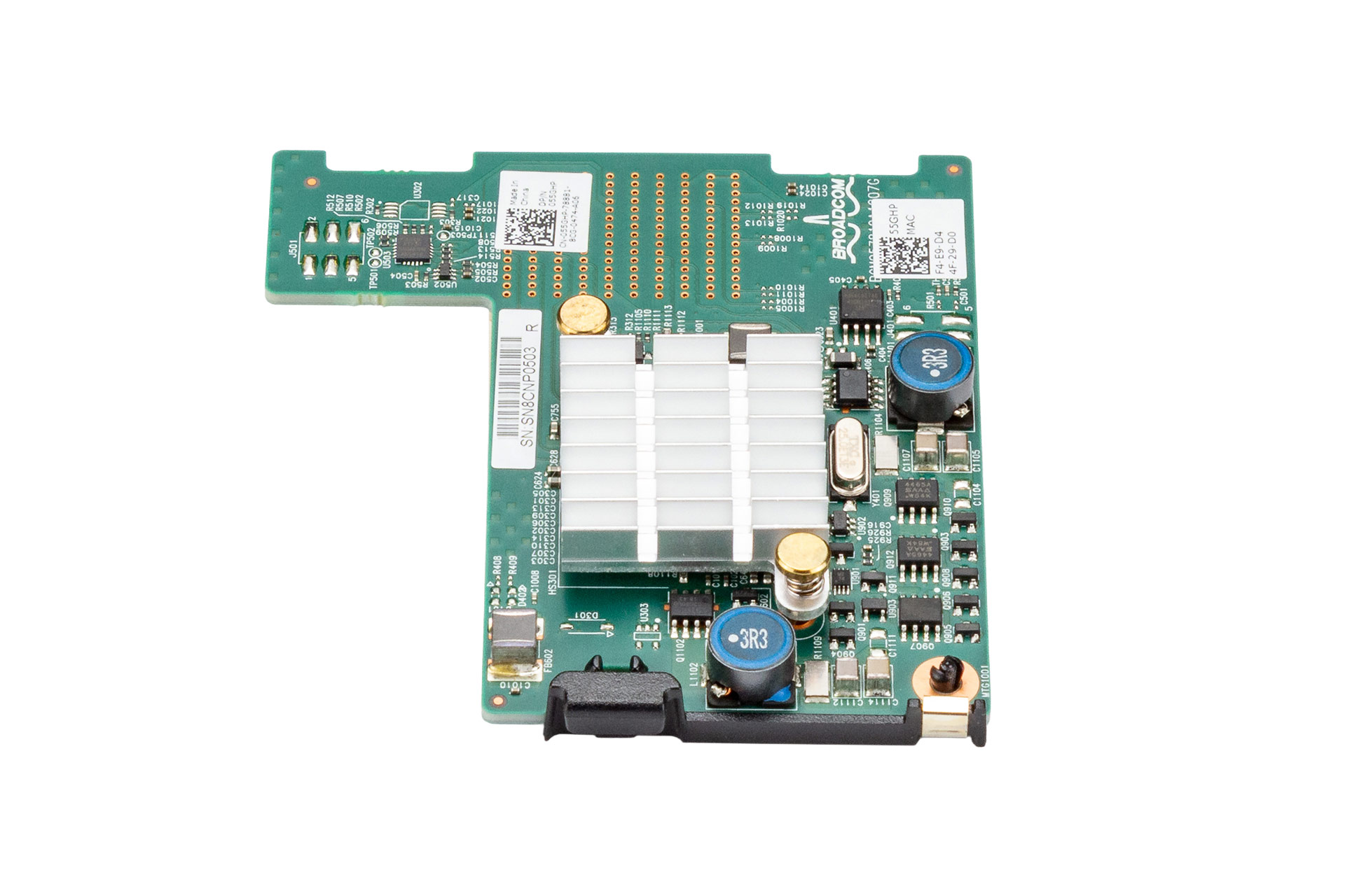 DELL Broadcom 57810s 10GbE Netzwerkkarte Ethernet RJ45 Dual Port Mezzanine NIC