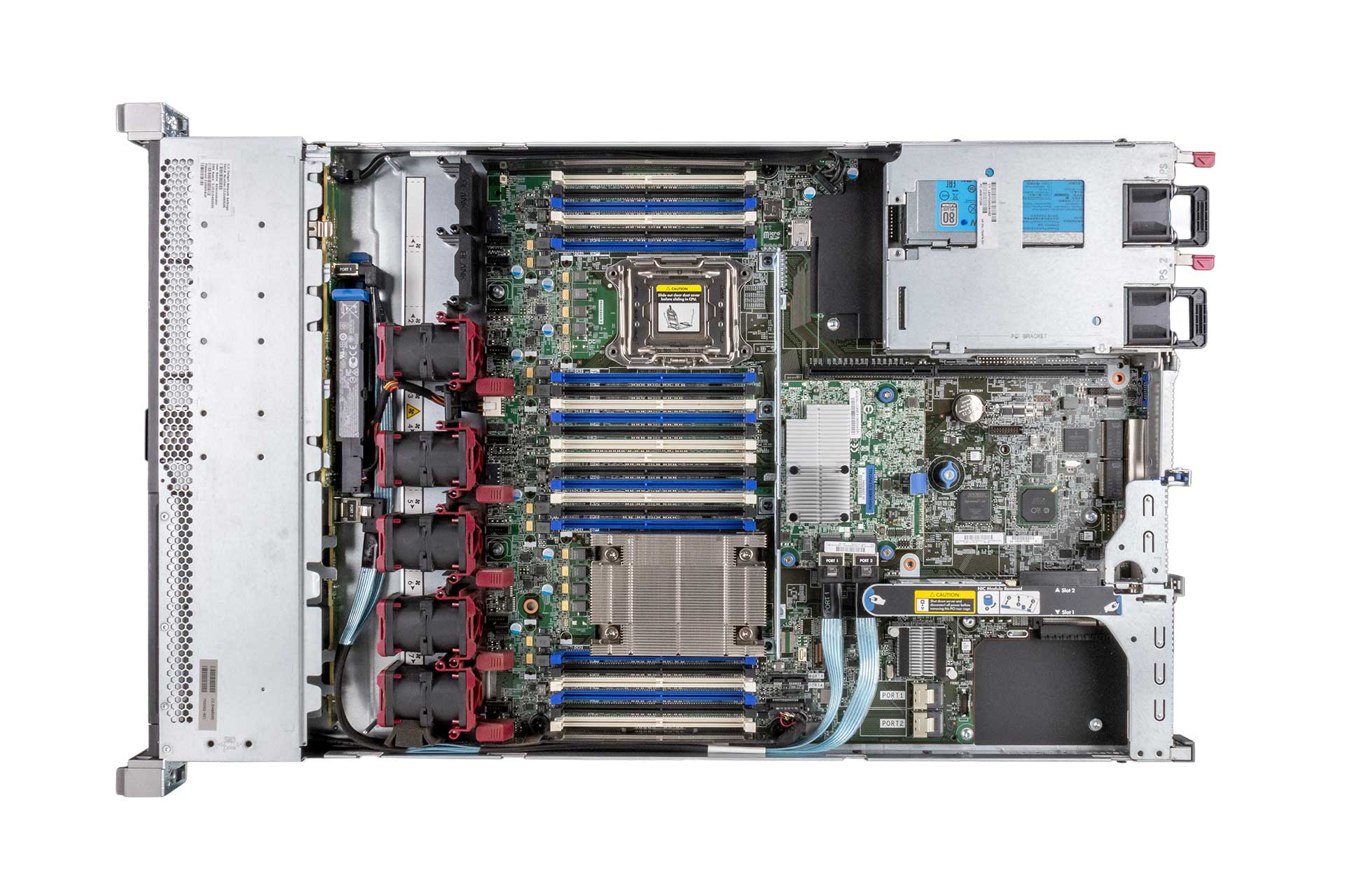 HPE ProLiant DL360 Gen9 Rack Server, 1x E5-2630v3 2.4GHz, 8-Core, noRAM, 8xSFF, P440ar/2GB