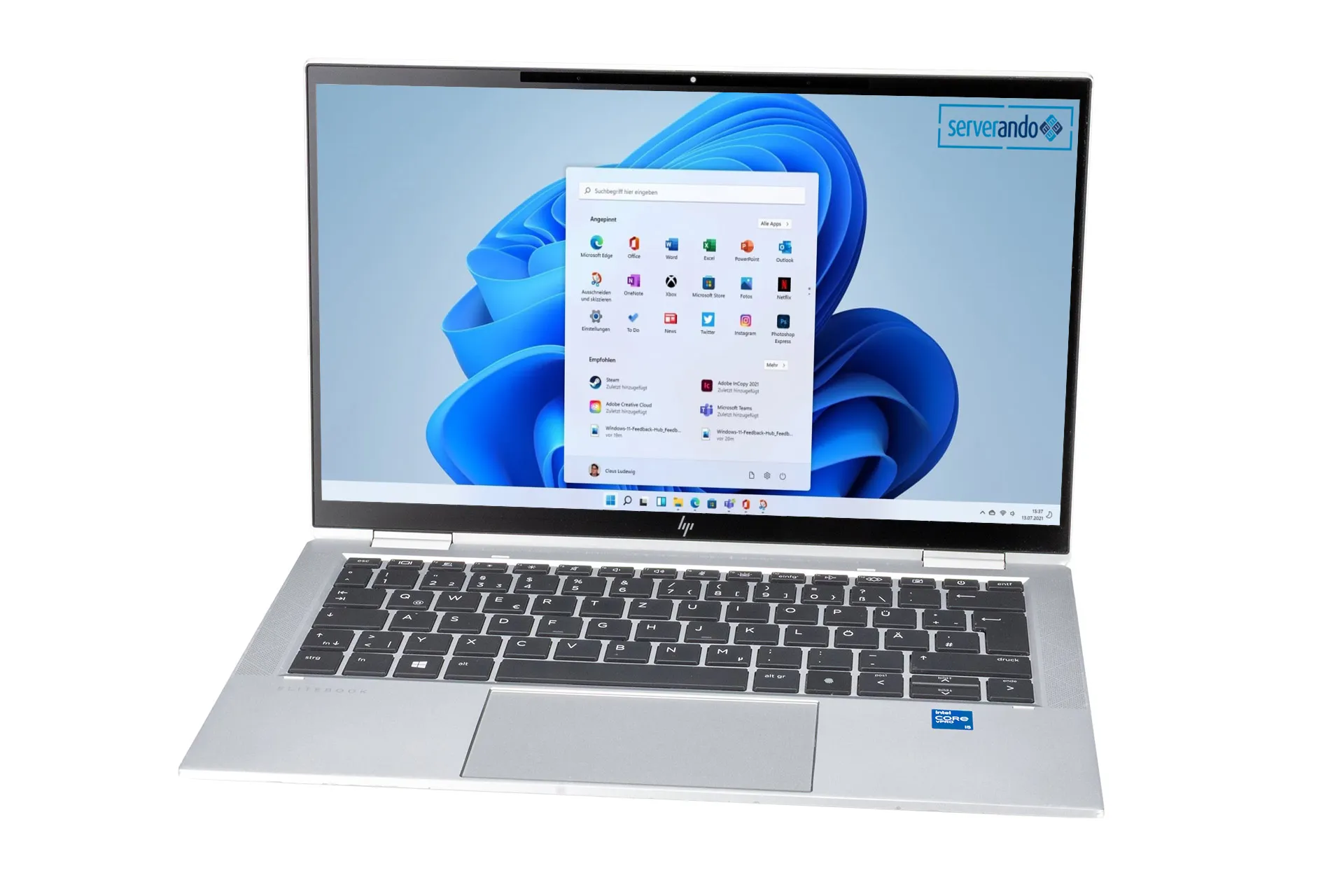 HP Elitebook x360 1030 G8 Conv, i5-1145G7 2.60GHz, 4-Core, 16GB LPDDR4, 256GB NVMe SSD, 13.3 Zoll, Win11Pro, B-Ware