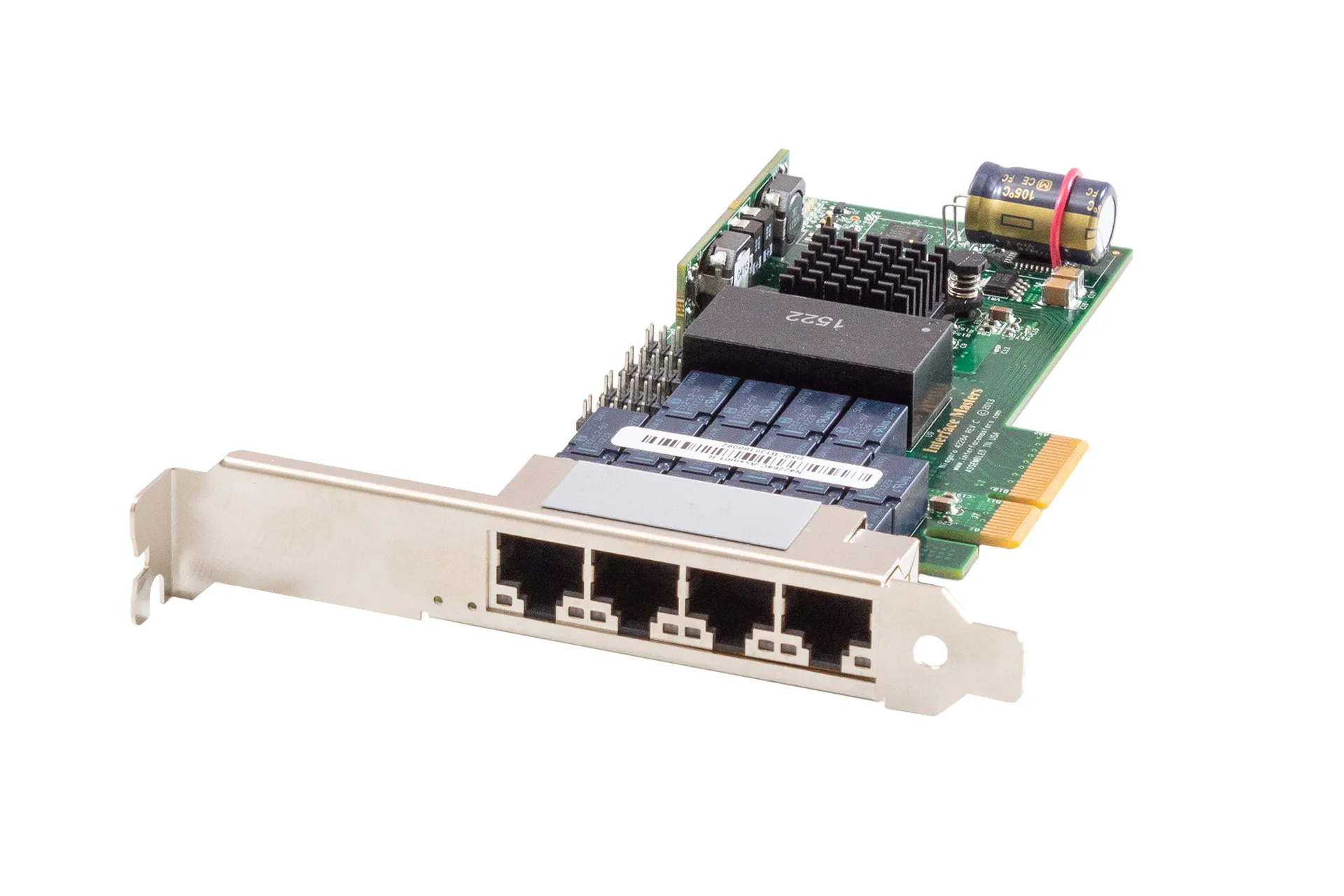 InterfaceMasters NIC Niagara 42264 GbE 4xRJ45 QP Netzwerkkarte InterfaceMasters NIC Niagara 42264 GbE 4xRJ45 QP Netzwerkkarte