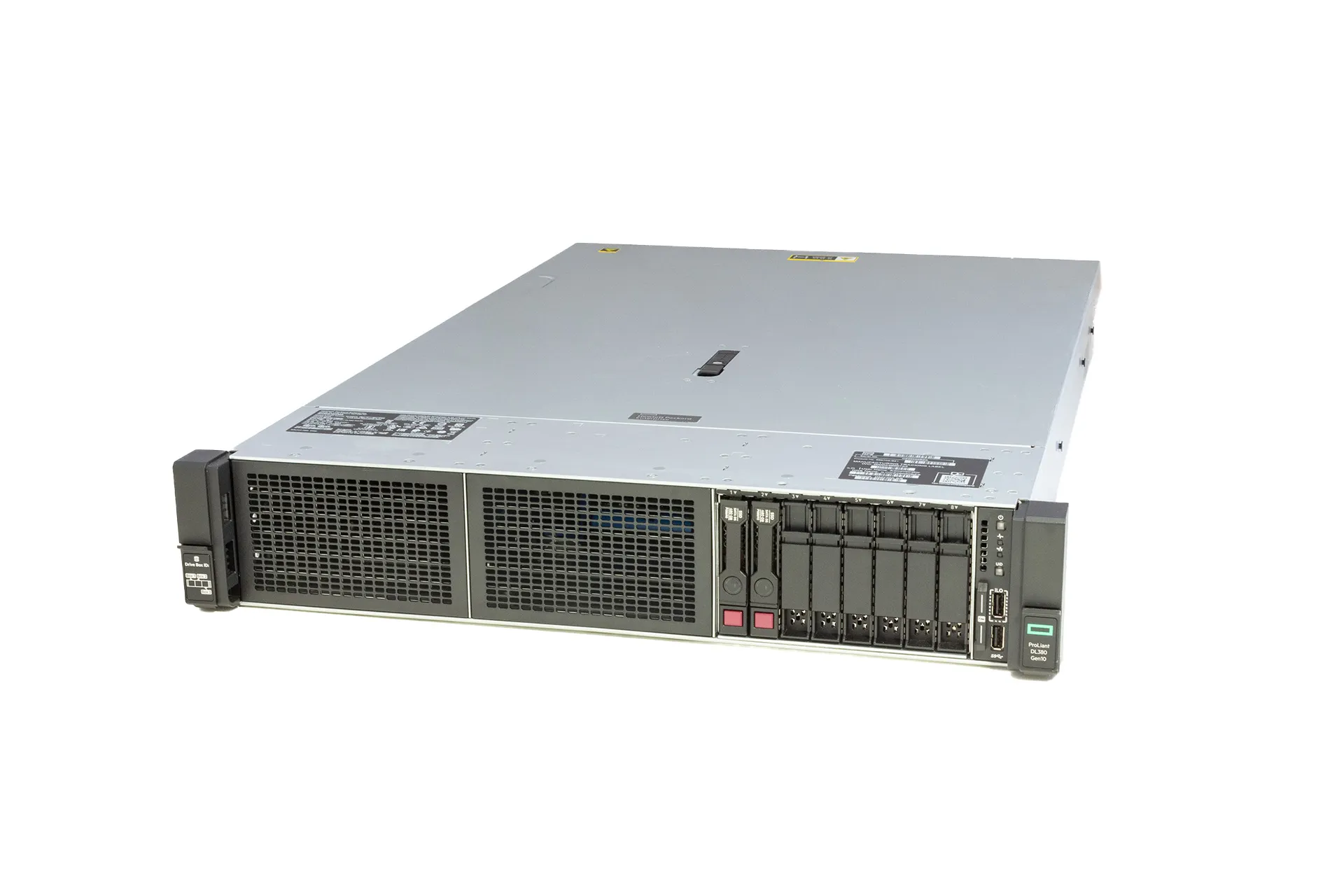 HPE ProLiant DL380 Gen10 Rack Server 2x Xeon Gold 6126, 32GB RAM, 8xSFF 1x PCI-Cage, 2x 500 Watt, Cover HPE ProLiant DL380 Gen10 Rack Server 2x Xeon Gold 6126, 32GB RAM, 8xSFF 1x PCI-Cage, 2x 500 Watt, Cover