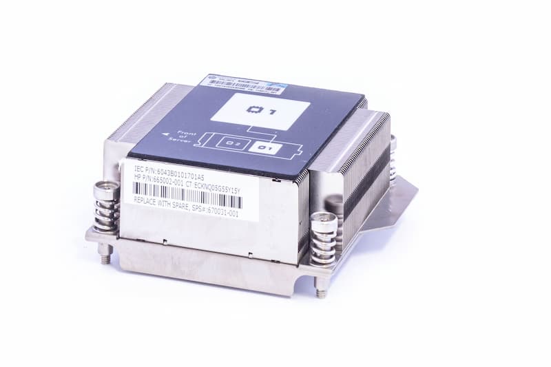 HPE CPU Heatsink for BL460c Gen8 CPU1 HPE CPU Heatsink for BL460c Gen8 CPU1