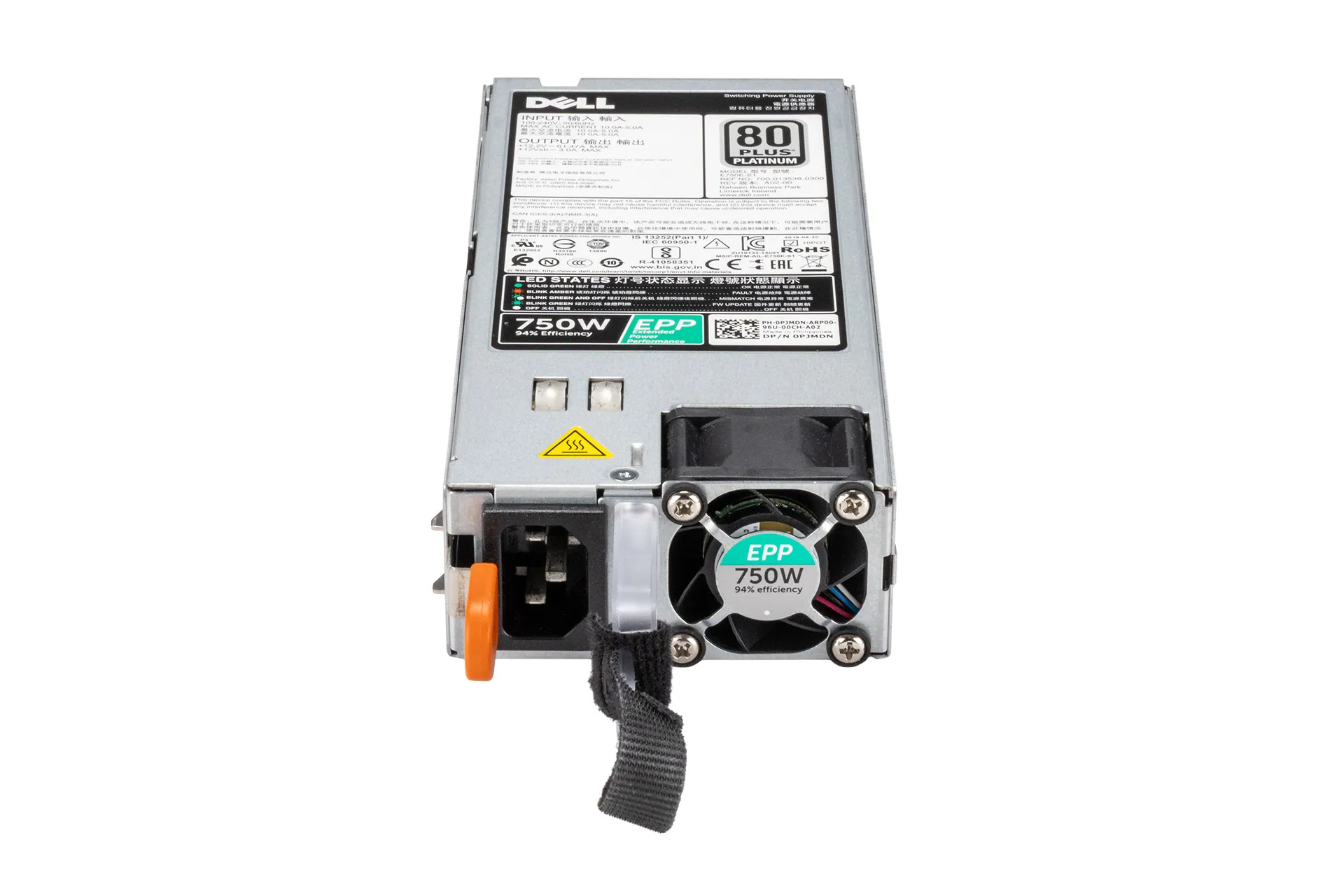 Dell PSU 750 Watt Platinum Netzteil für Poweredge 13/14/15