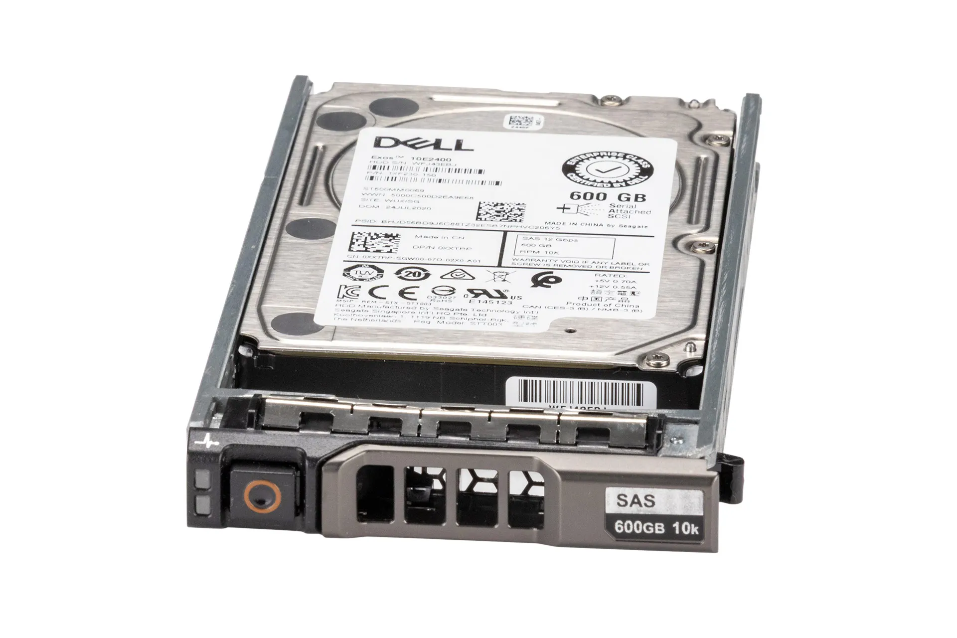 Dell 600GB 12G SAS HDD 10k, 2.5 Zoll SFF Festplatte für Server Dell 600GB 12G SAS HDD 10k, 2.5 Zoll SFF Festplatte für Server