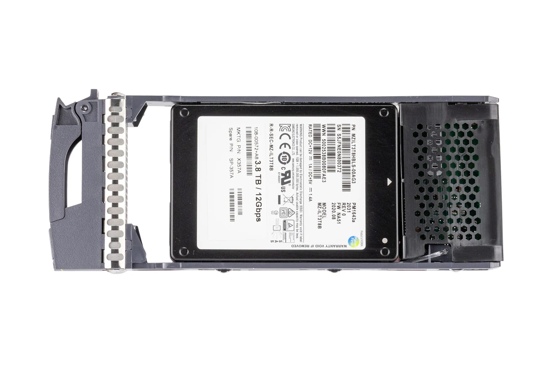 NetApp 3.84TB 12G SAS SSD, 2.5 Zoll SFF Festplatte für Server, 520b, für Netapp All-Flash/FAS2x/DS2x NetApp 3.84TB 12G SAS SSD, 2.5 Zoll SFF Festplatte für Server, 520b, für Netapp All-Flash/FAS2x/DS2x