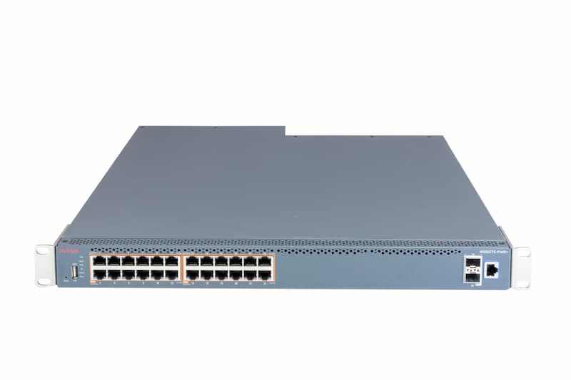 Avaya Switch 4926GTS-PWR+, stackable,24x GbE RJ45 PoE (tot. 720W), 2x 10GbE SFP+, Managed, 2x 1025W Avaya Switch 4926GTS-PWR+, stackable,24x GbE RJ45 PoE (tot. 720W), 2x 10GbE SFP+, Managed, 2x 1025W