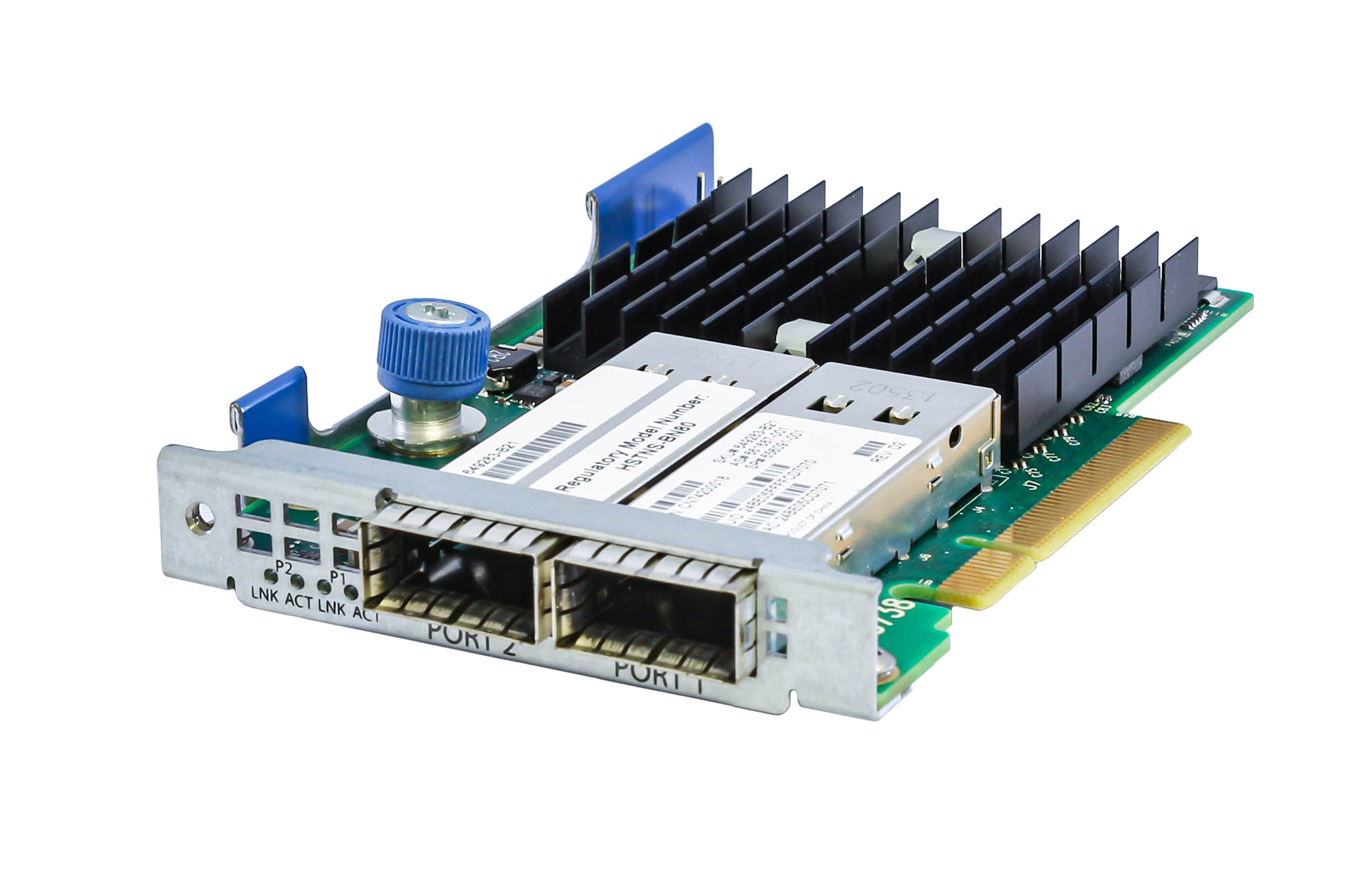HP NIC 544FLR FlexLOM, Infiniband QDR, 10GbE, Dual Port, QSFP, 661687-001