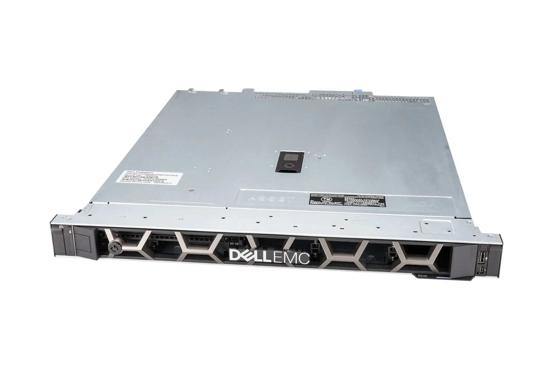 Dell PowerEdge R340 Rack Server, 1x E-2236 3.4GHz, 6-Core, 8xSFF, H330