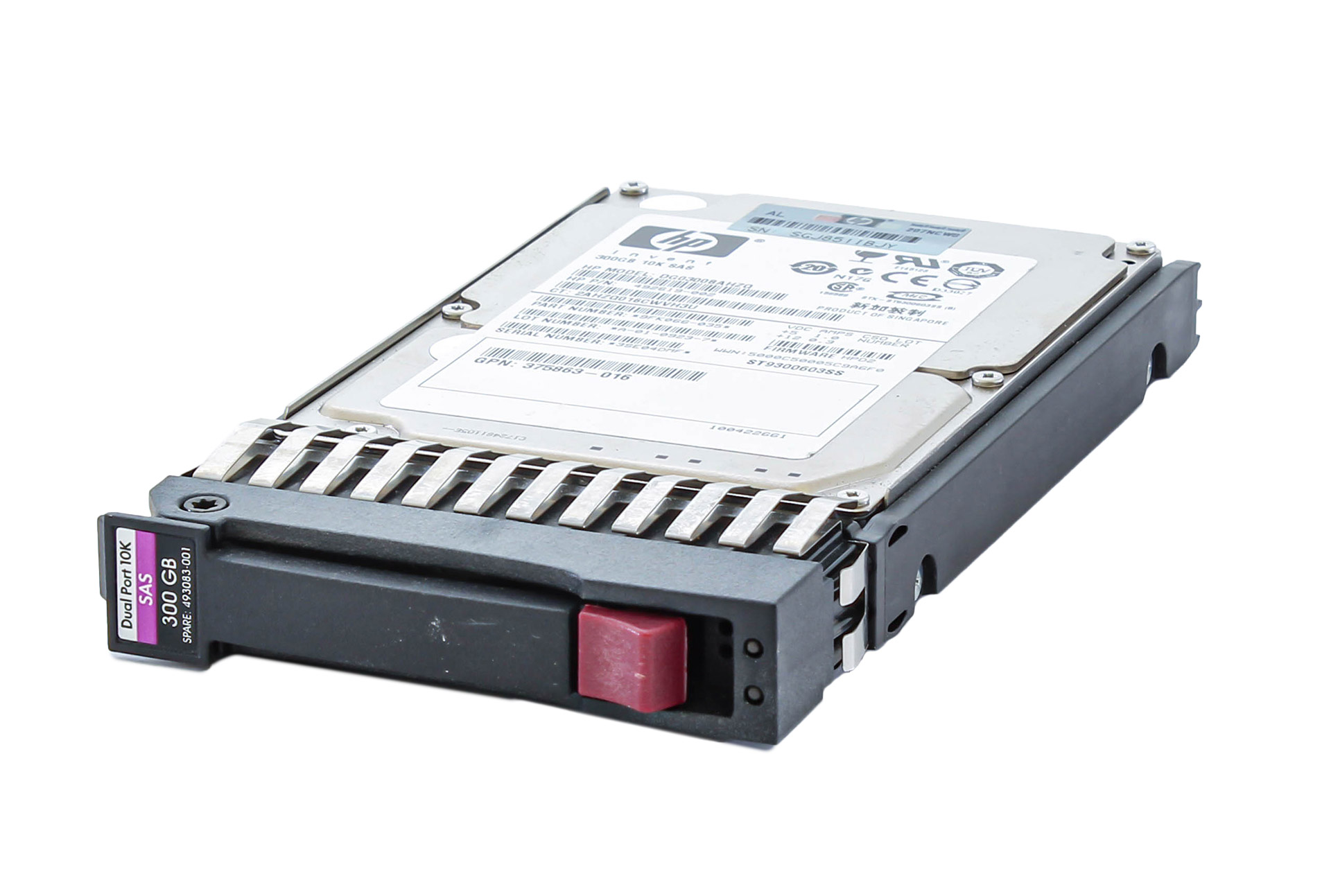 HPE HDD 300GB 3G SAS 10k 2.5" SFF DP Festplatte HPE HDD 300GB 3G SAS 10k 2.5" SFF DP Festplatte