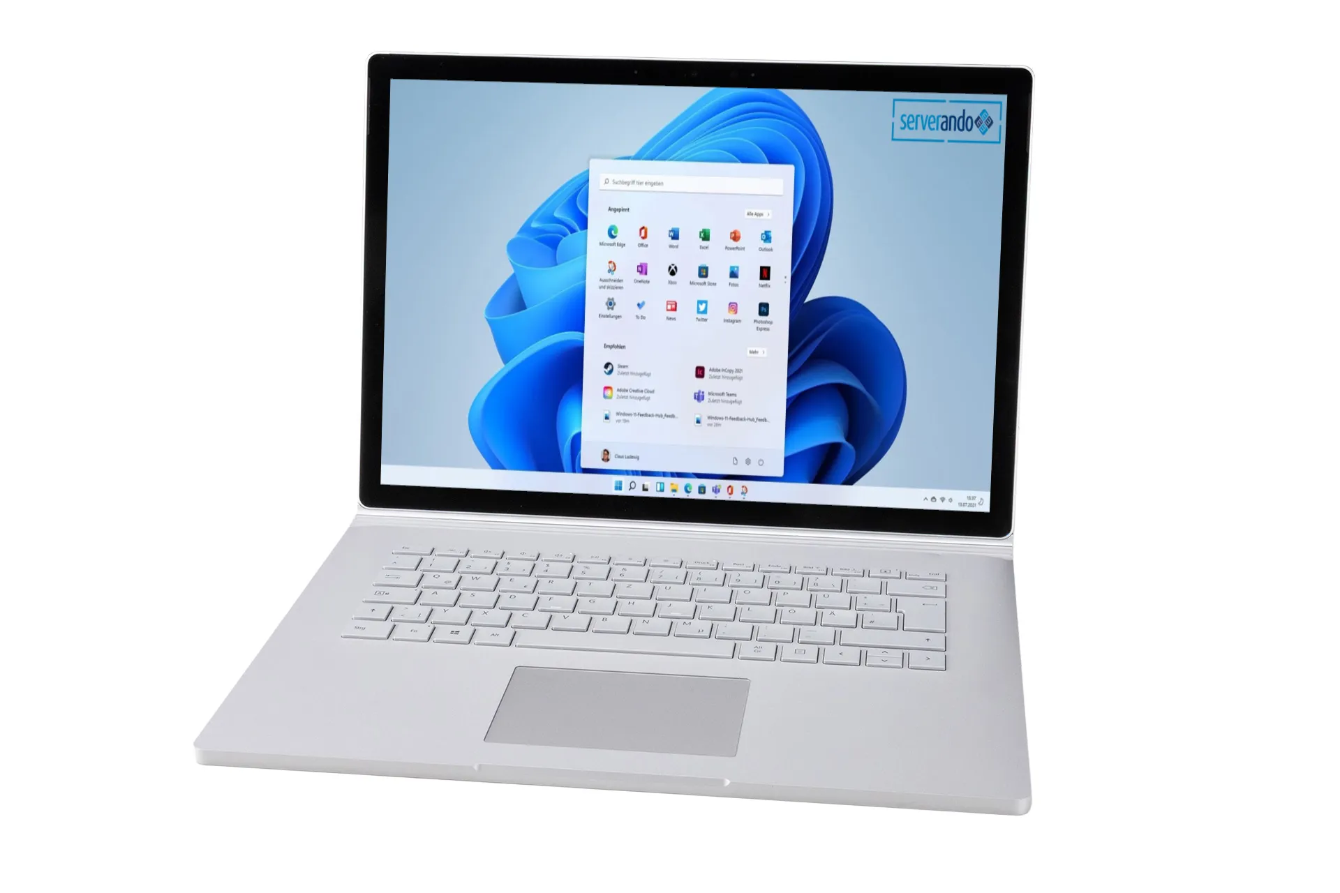 MS Surface Book 3, i7-1065G7 1.30GHz, 4-Core, 32GB DDR4, 512GB NVMe SSD, GTX 1660, 15 Zoll, Win11Pro
